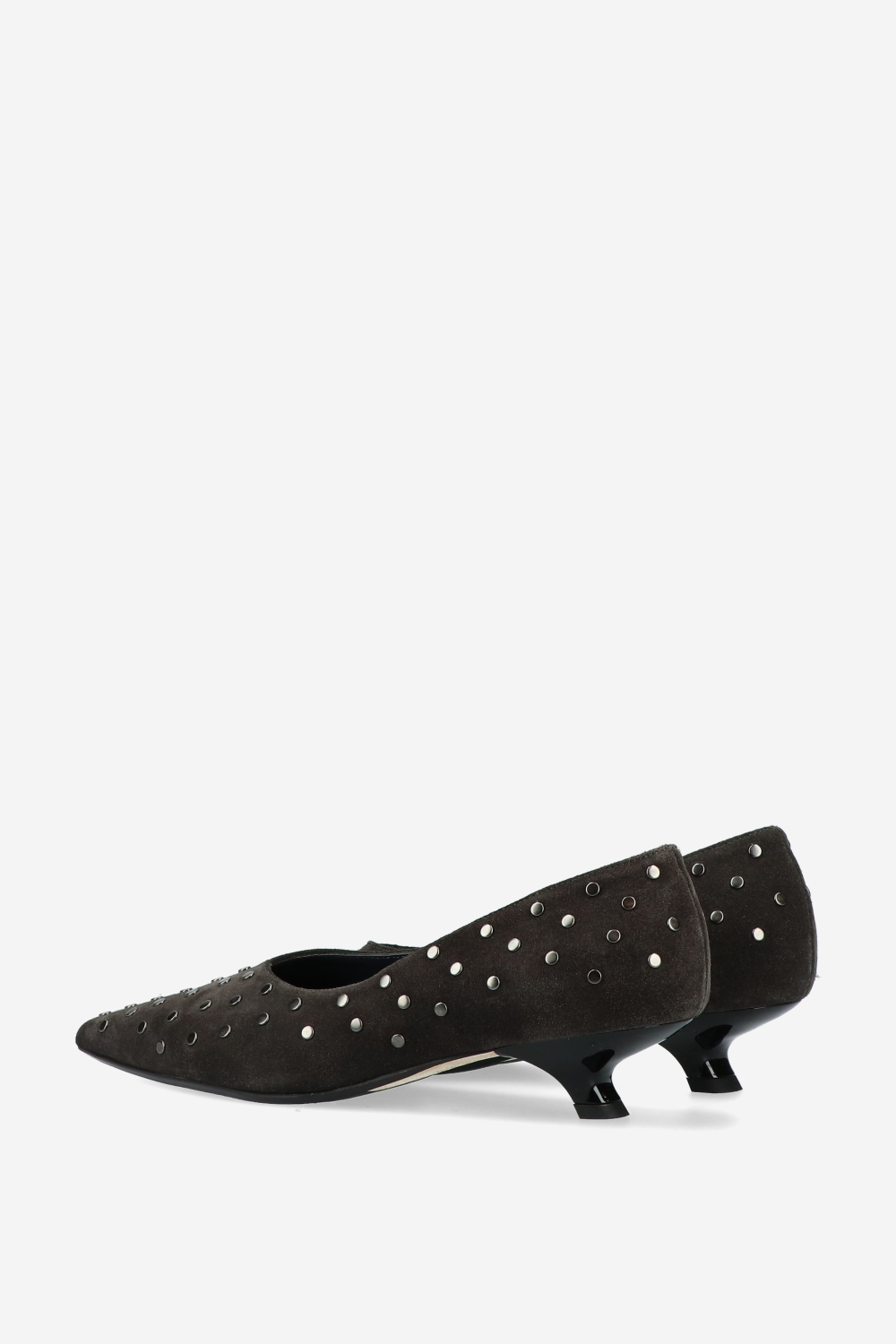 PRBLMS studded suede pumps
