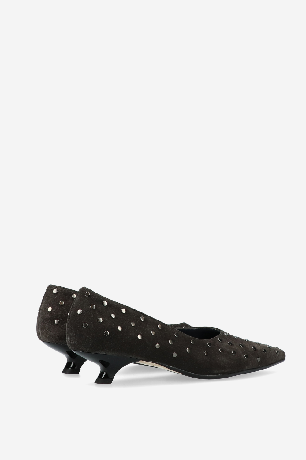 PRBLMS studded suede pumps