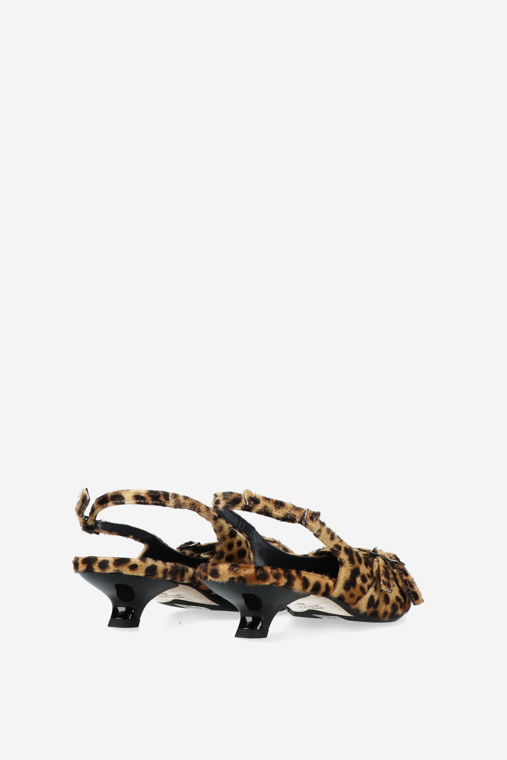 Dumb Love pony hair slingbacks