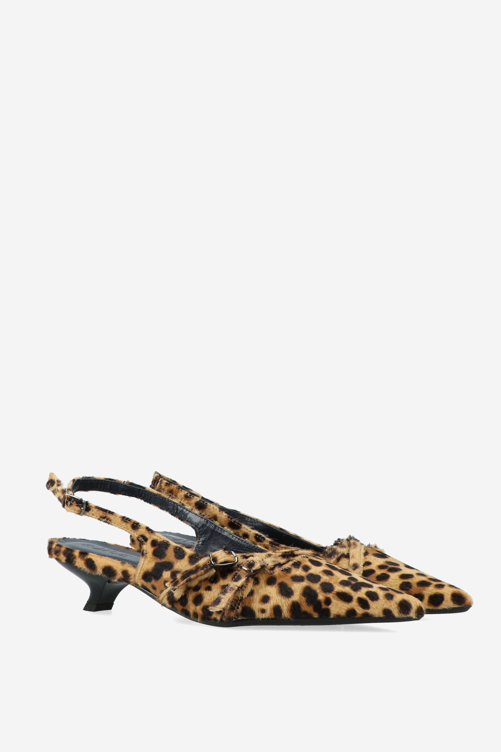 Rotue - Dumb Love pony hair slingbacks