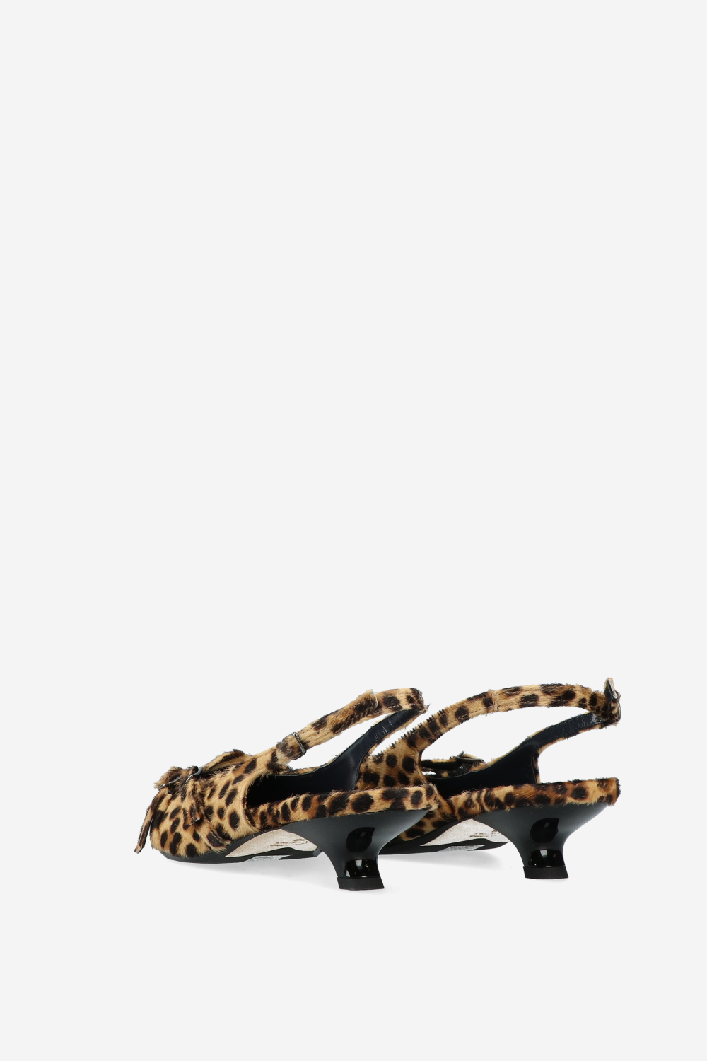 Dumb Love pony hair slingbacks
