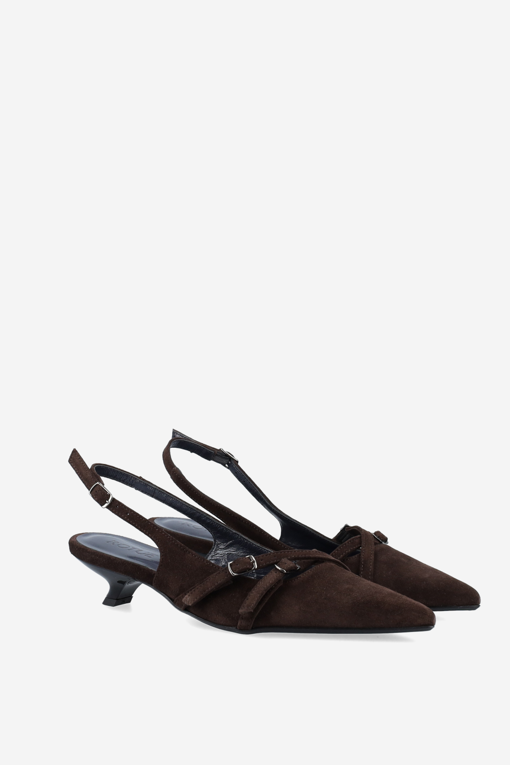 Dumb Love suede slingbacks