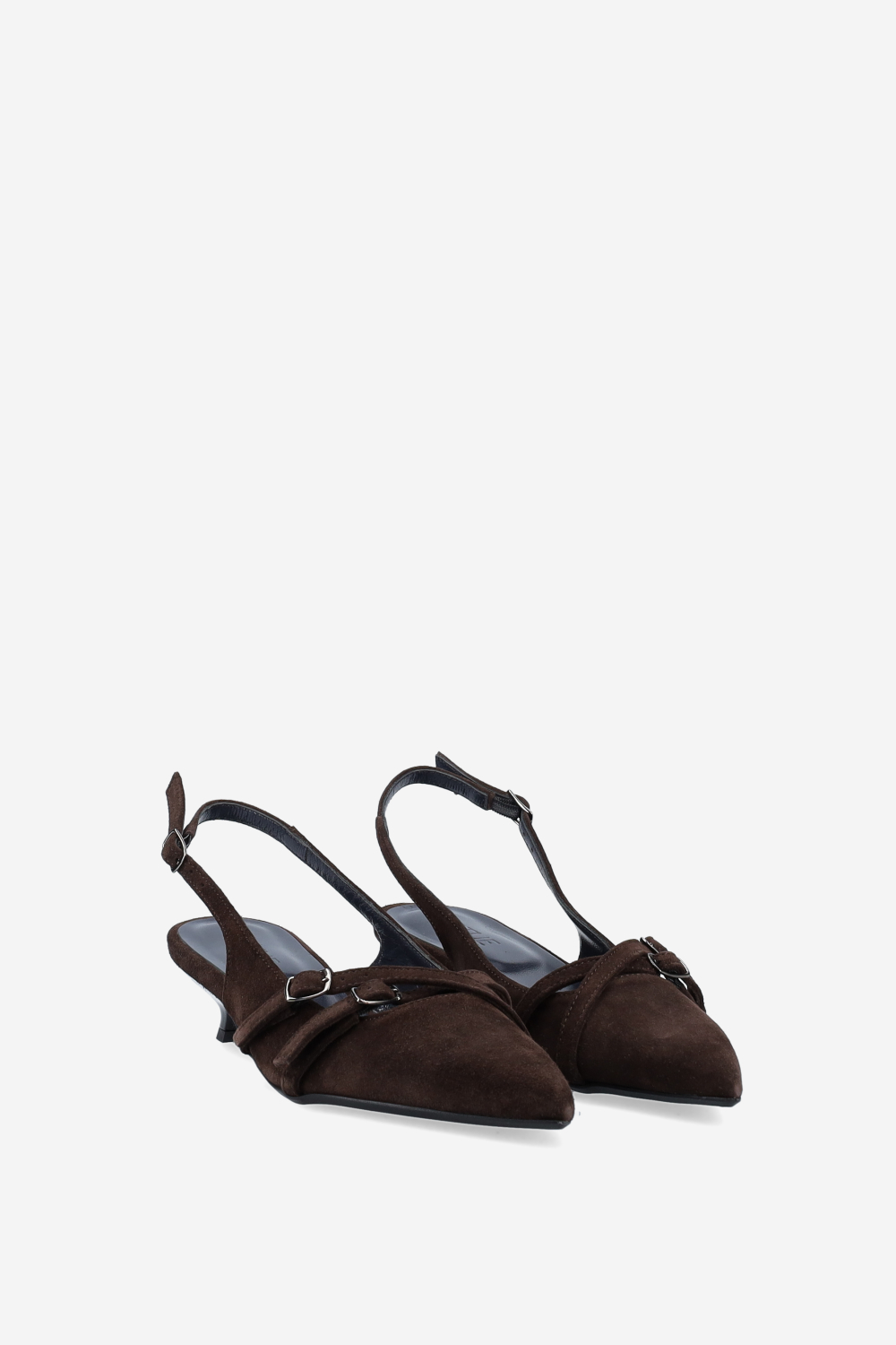 Dumb Love suede slingbacks