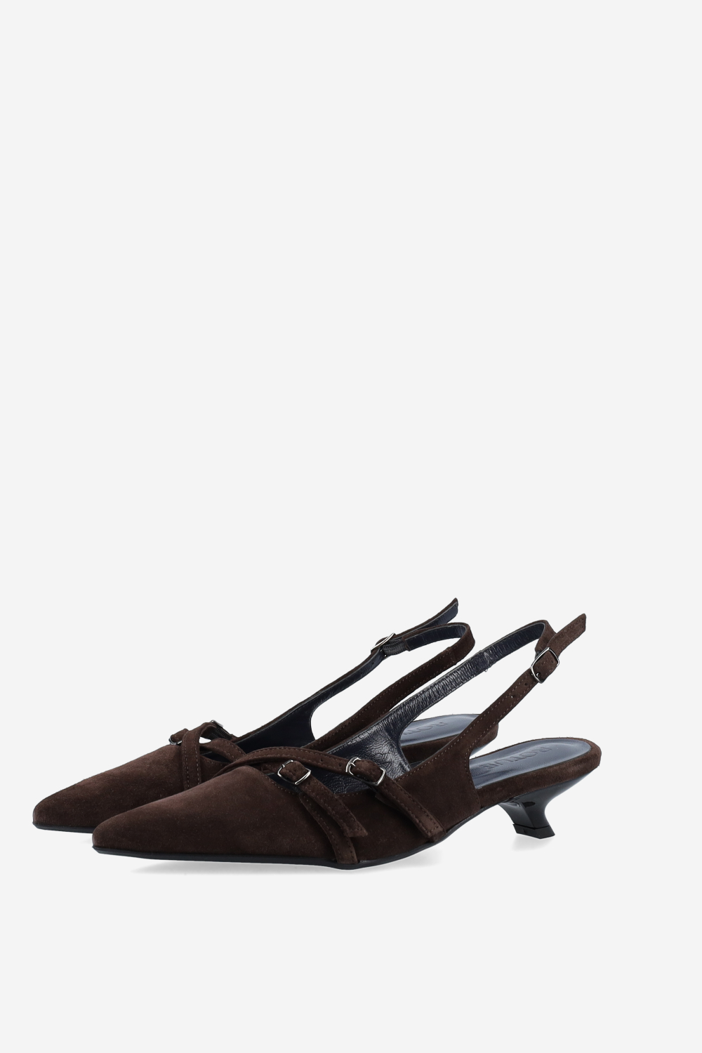 Dumb Love suede slingbacks