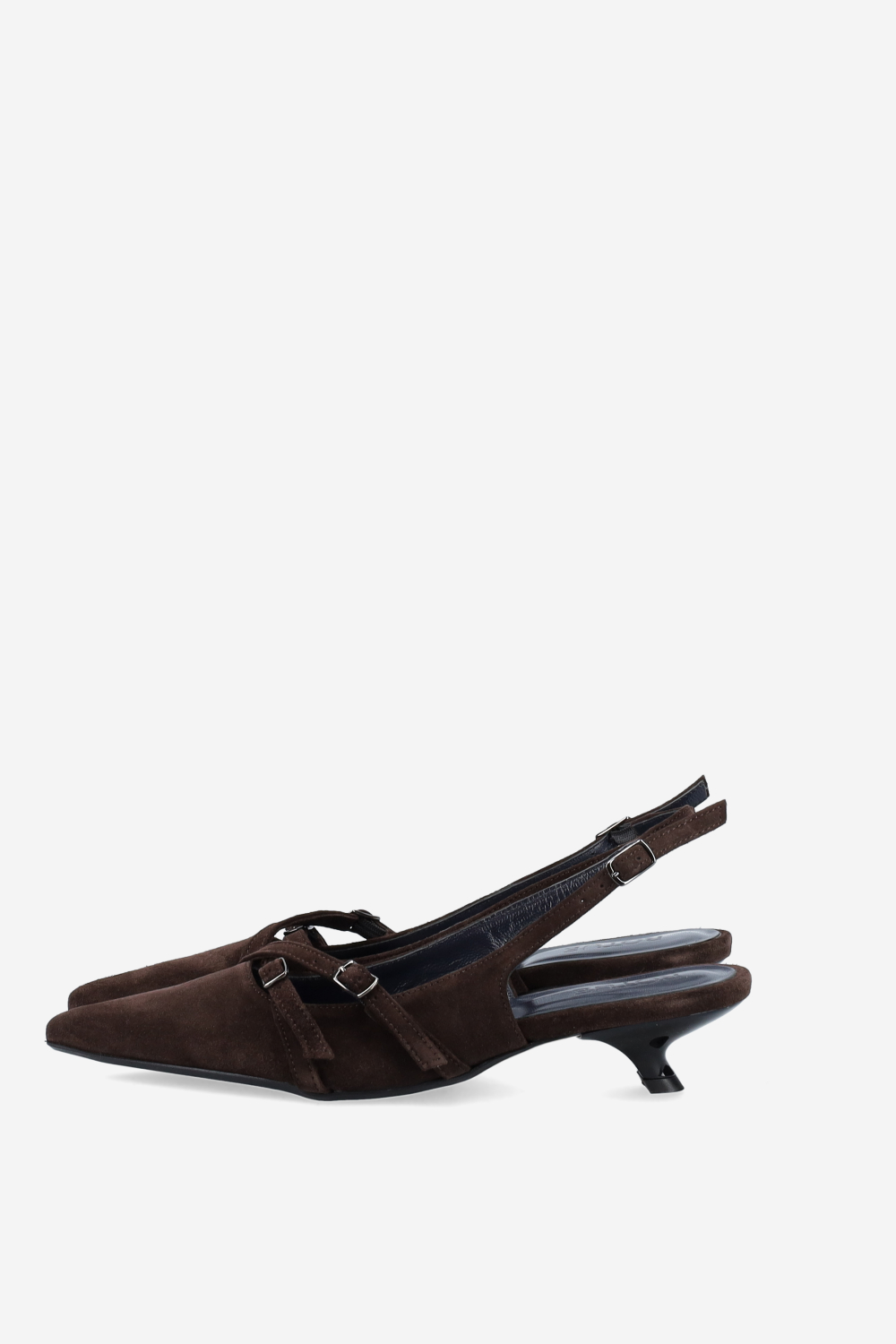Dumb Love suede slingbacks