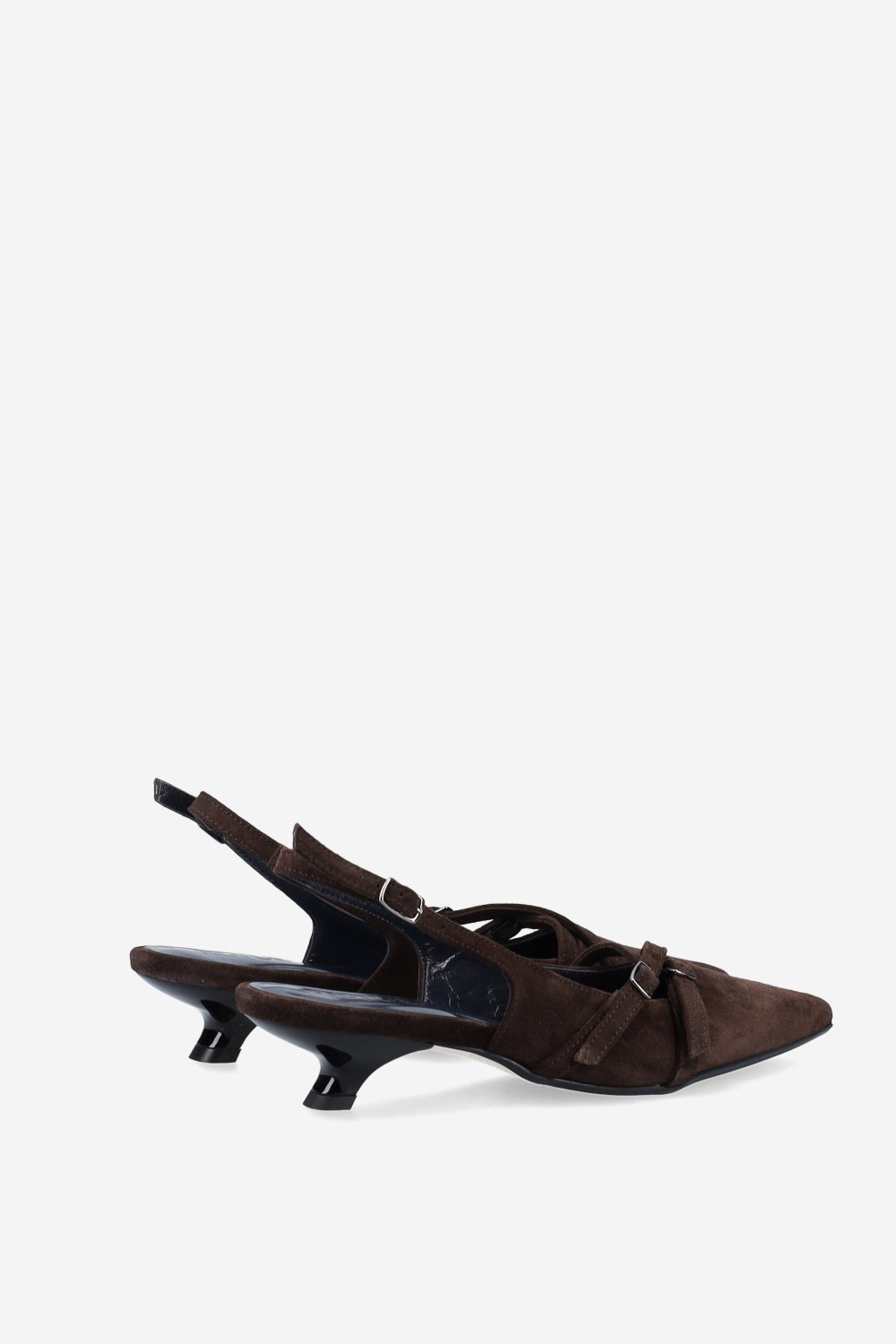 Dumb Love suede slingbacks