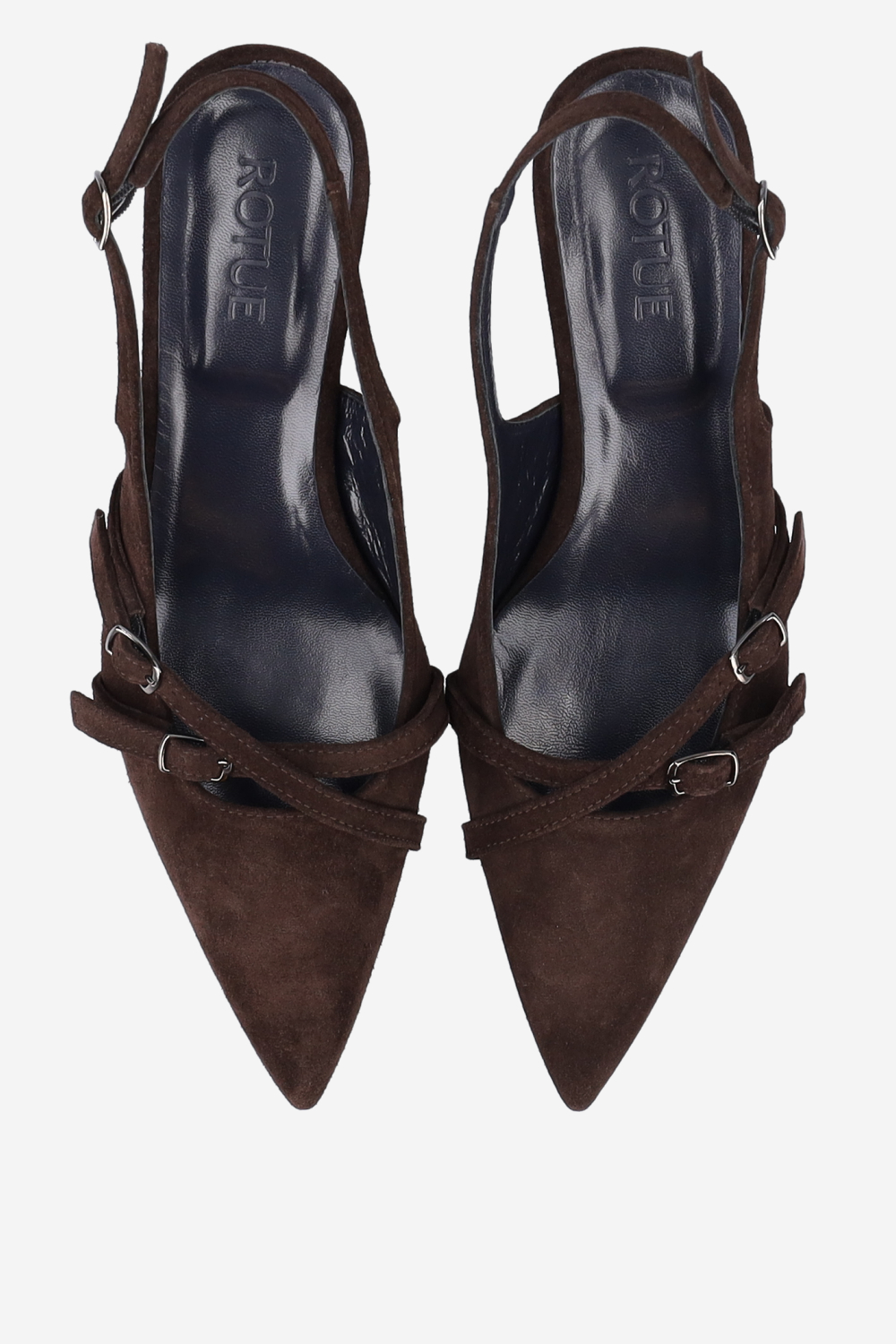 Dumb Love suede slingbacks
