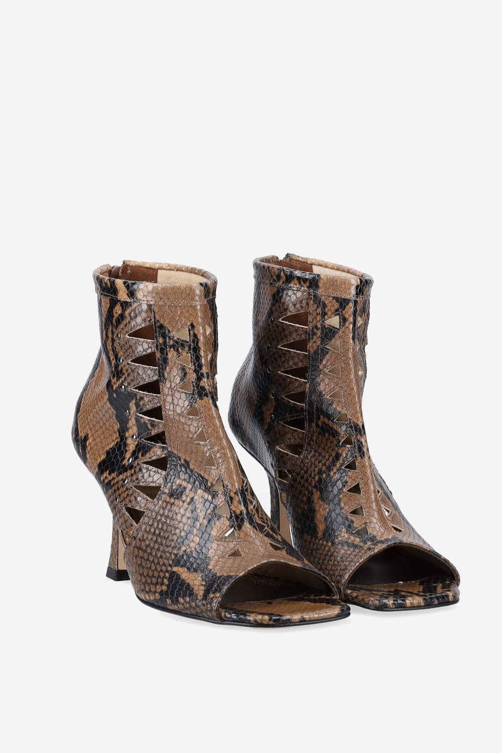 Blue light pitone heels