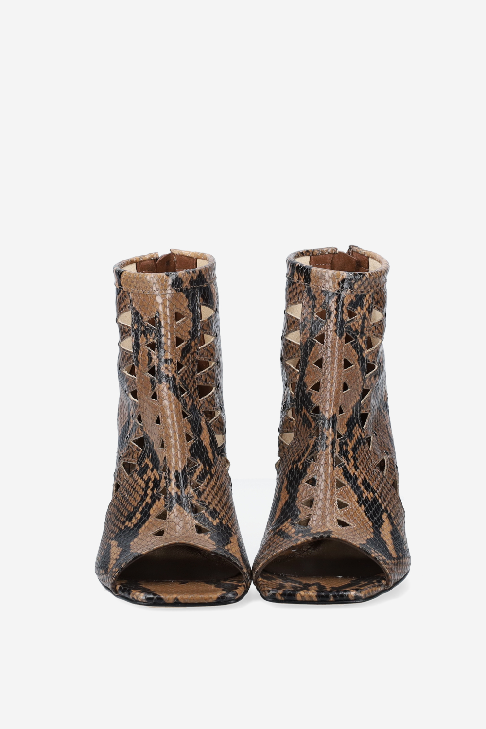 Blue light pitone heels