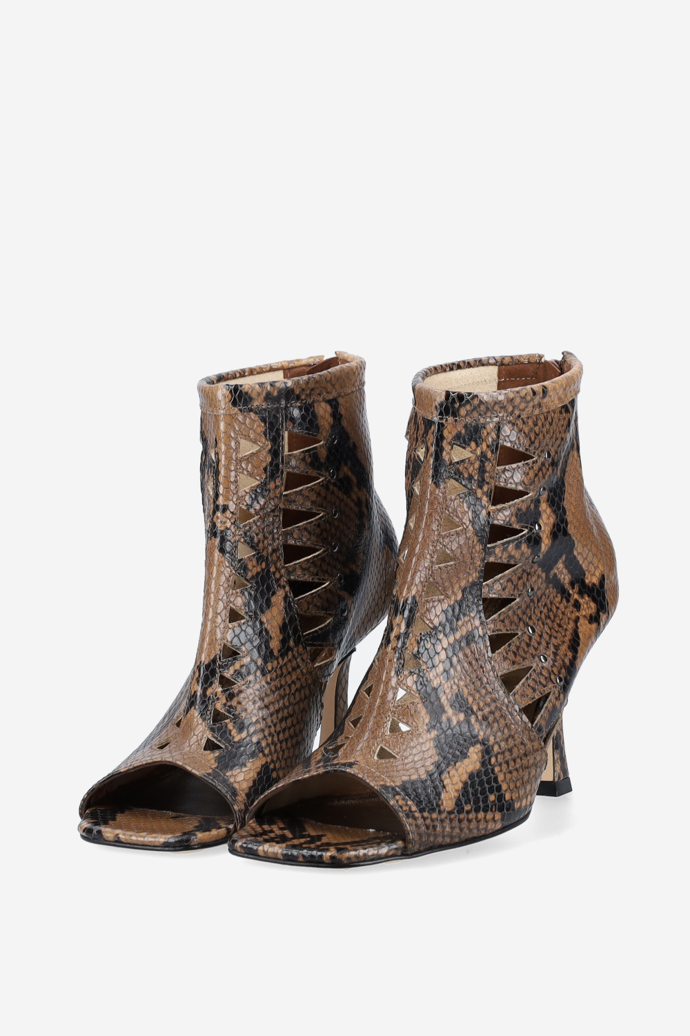 Blue light pitone heels