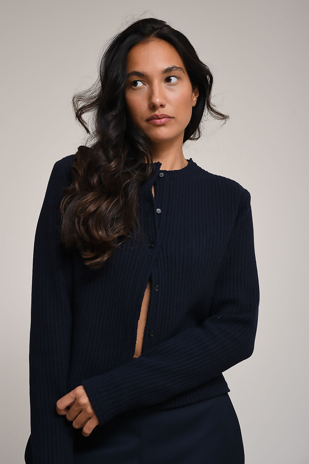 Façon Jacmin - Tressy asymetrical cardigan