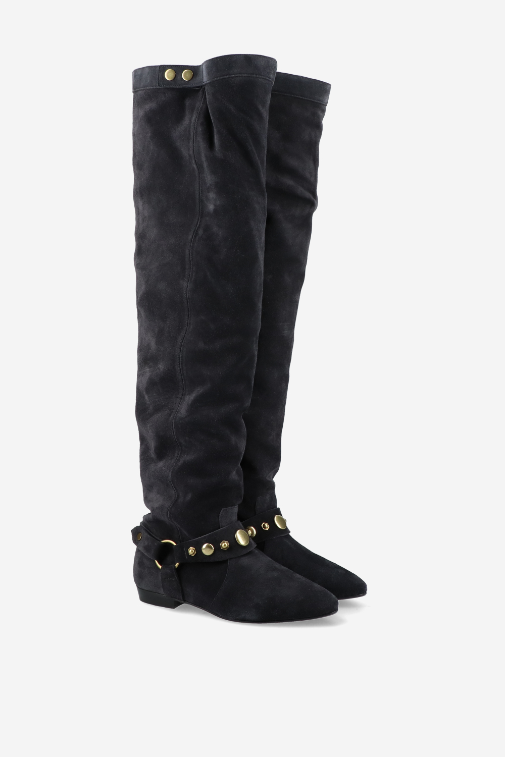 Isabel Marant - Selize flat-heeled thigh suede boots