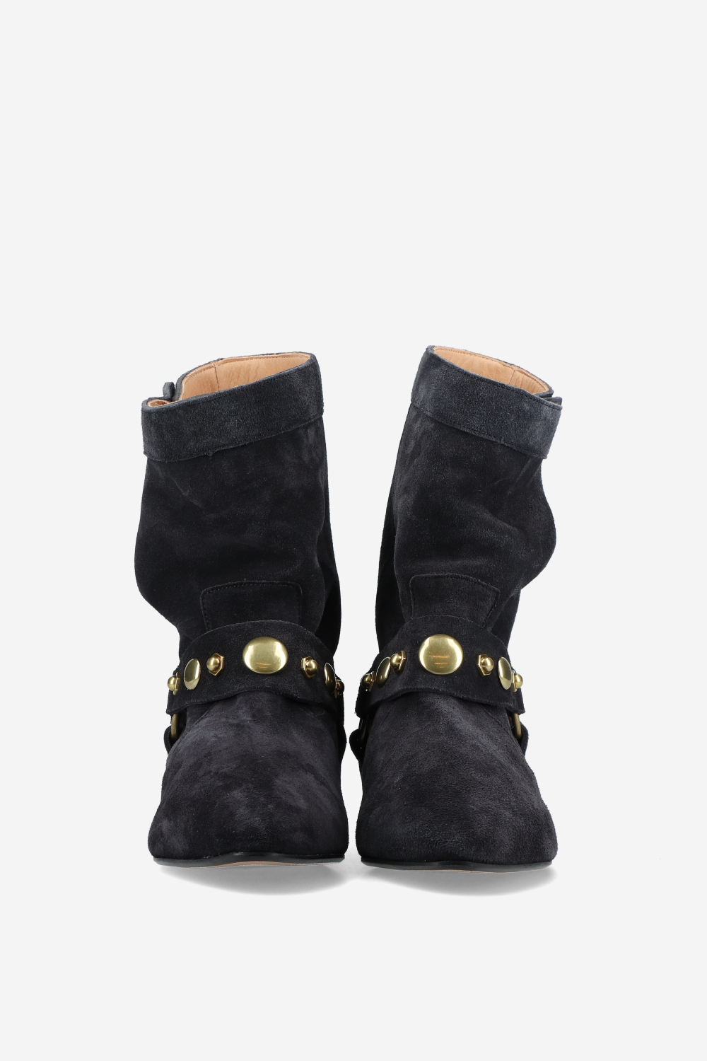 Stania flat-heeled suede boots
