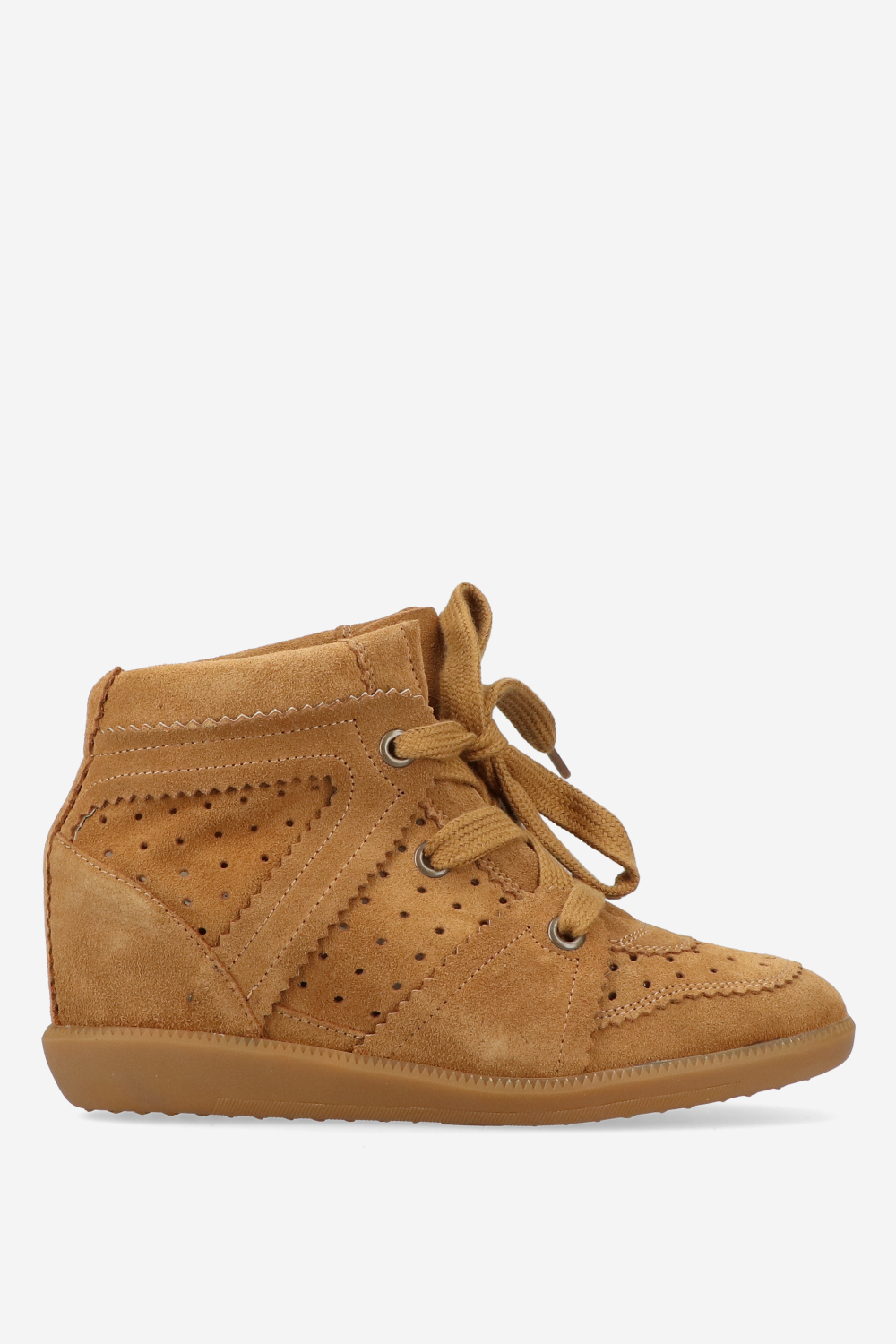 Isabel Marant - Bobby suede build-in sneakers