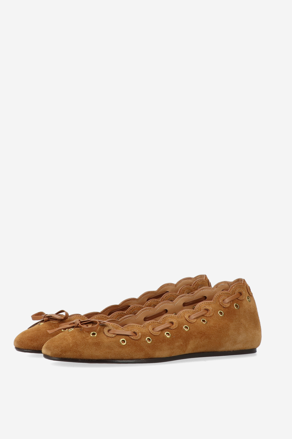 Balfy suede ballerinas