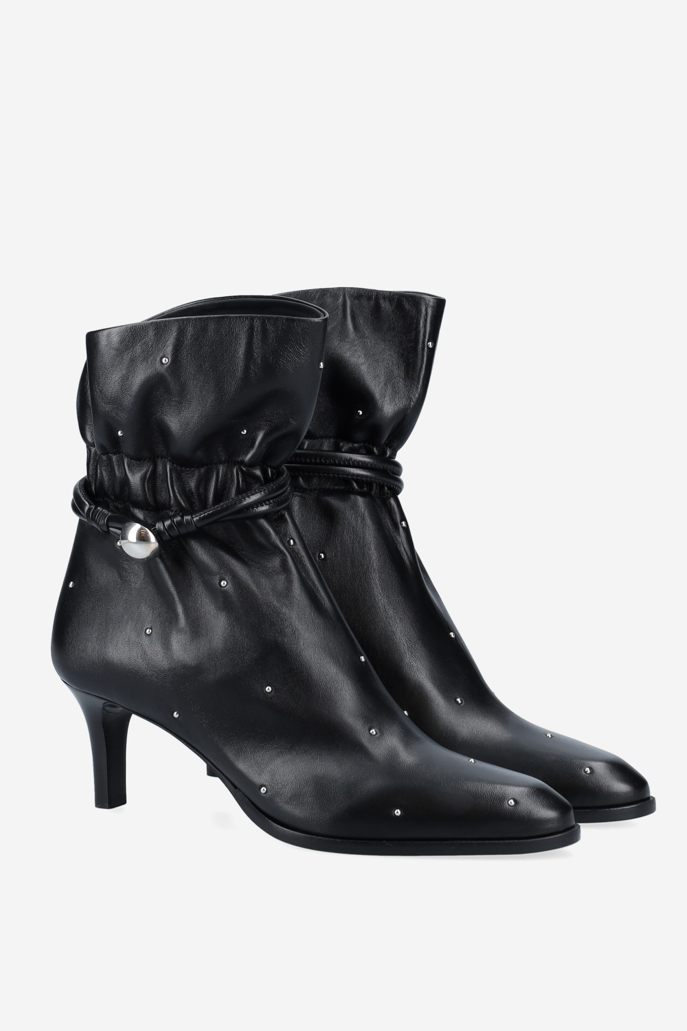 Forla leather studded boots