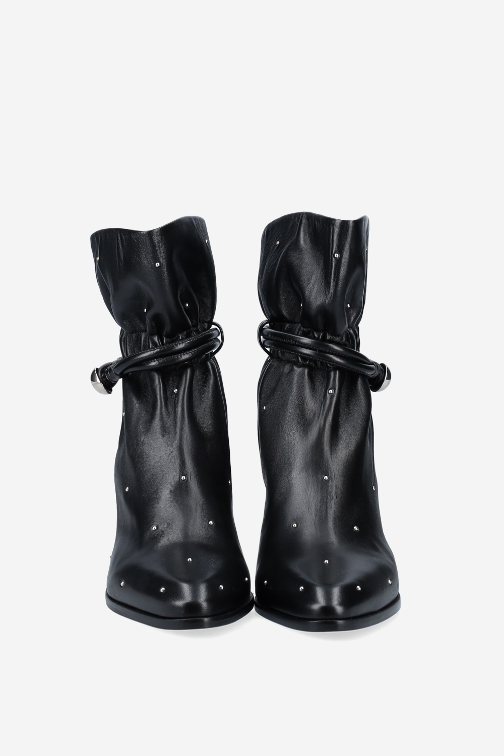 Forla leather studded boots