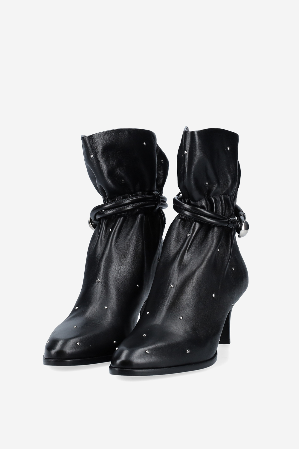 Forla leather studded boots