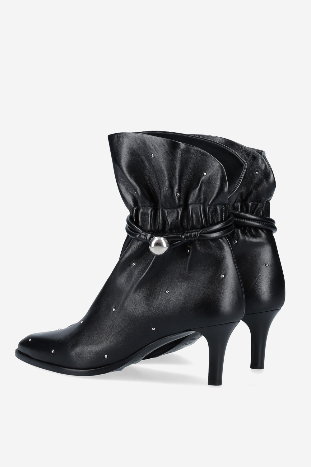 Forla leather studded boots