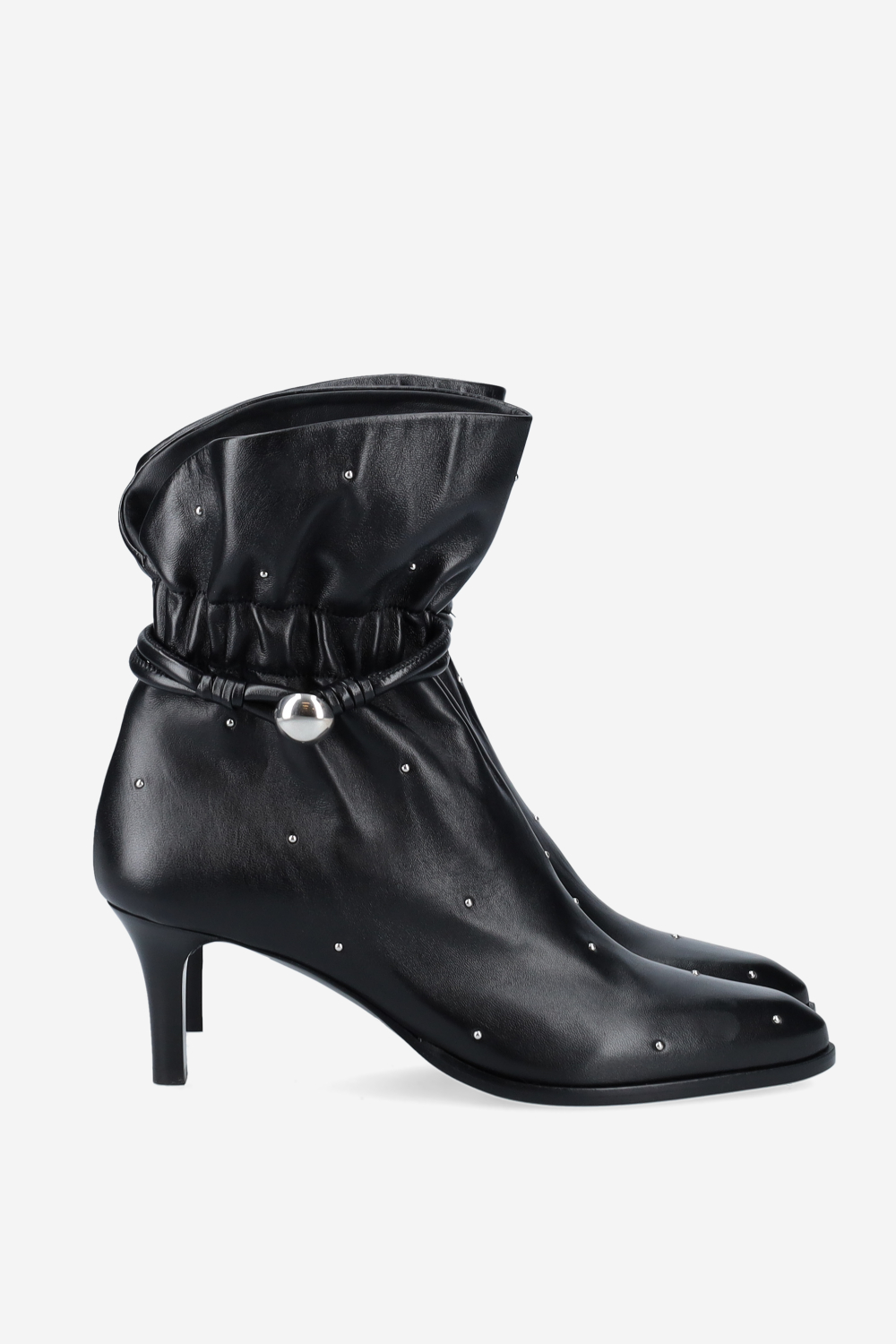 Forla leather studded boots