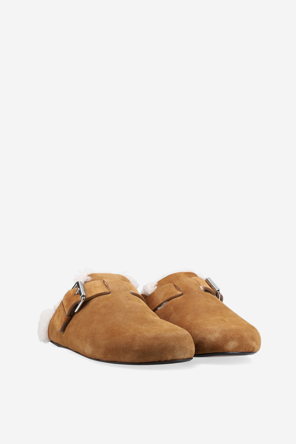 Mirvin suede shearling mules