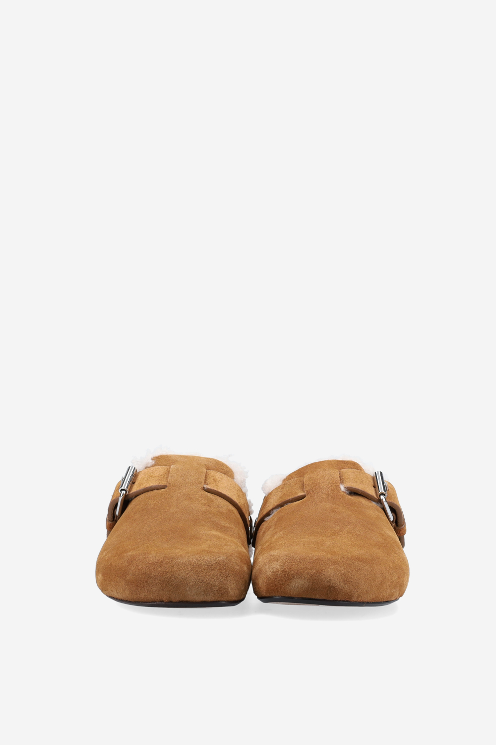 Mirvin suede shearling mules