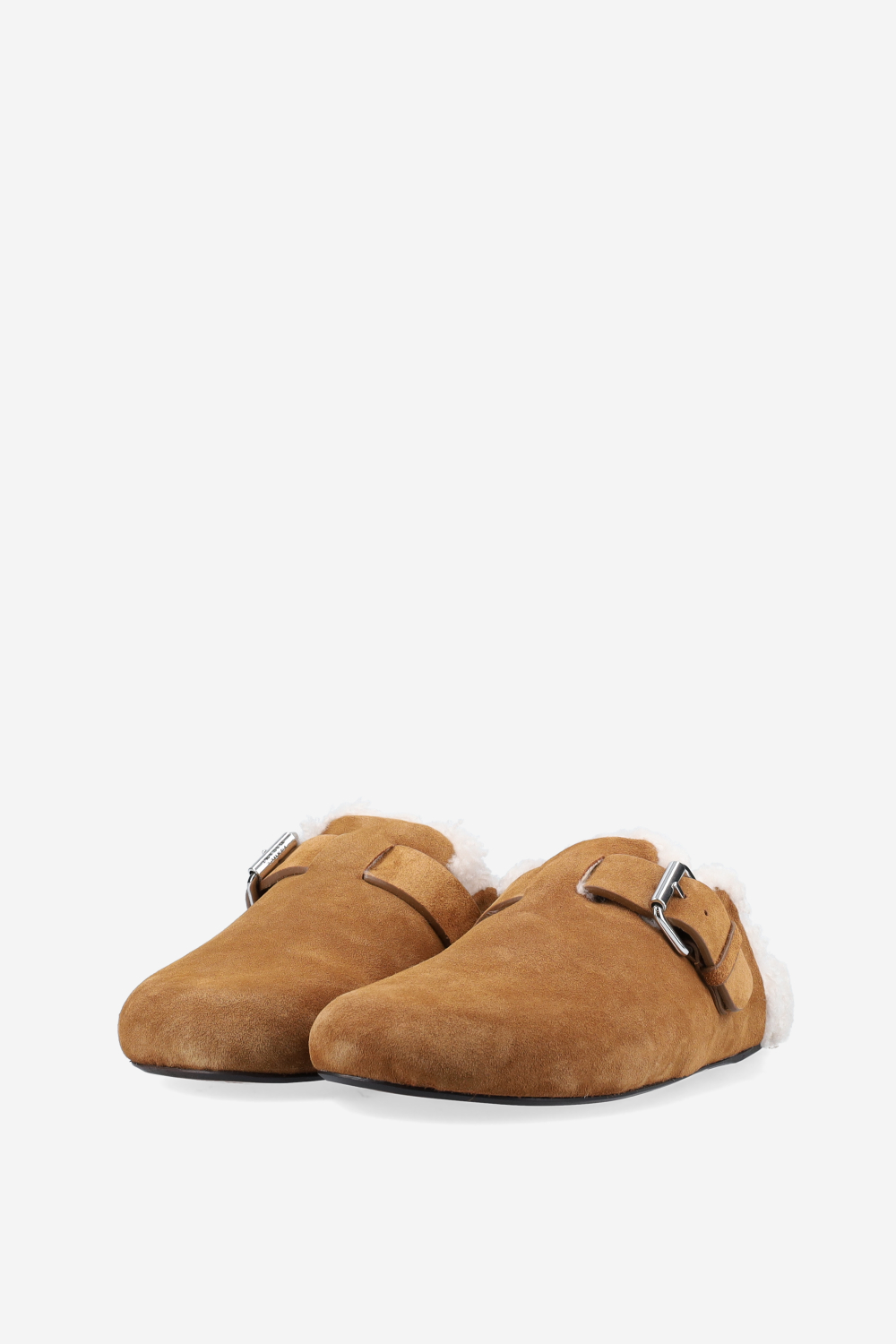 Mirvin suede shearling mules