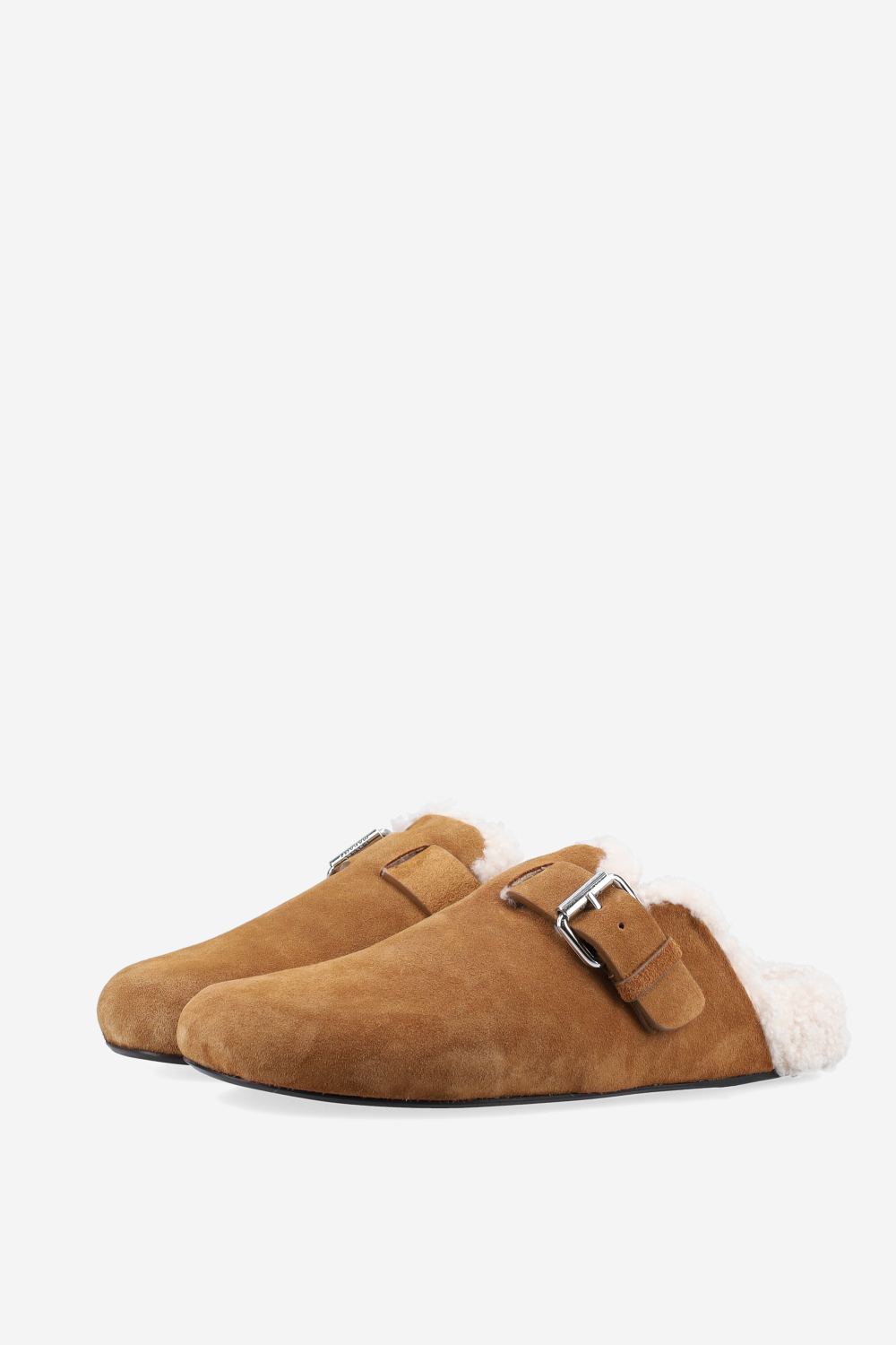 Mirvin suede shearling mules