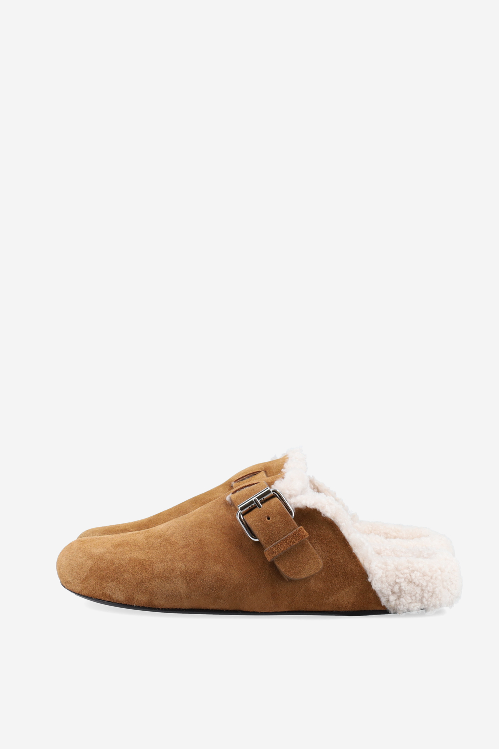 Mirvin suede shearling mules