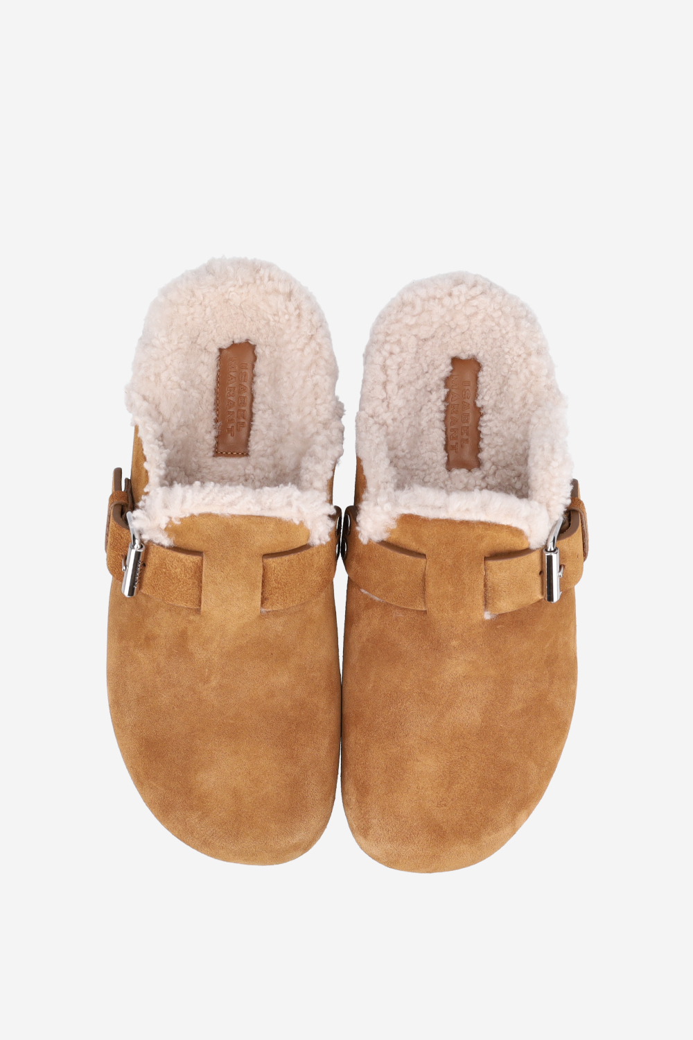 Mirvin suede shearling mules