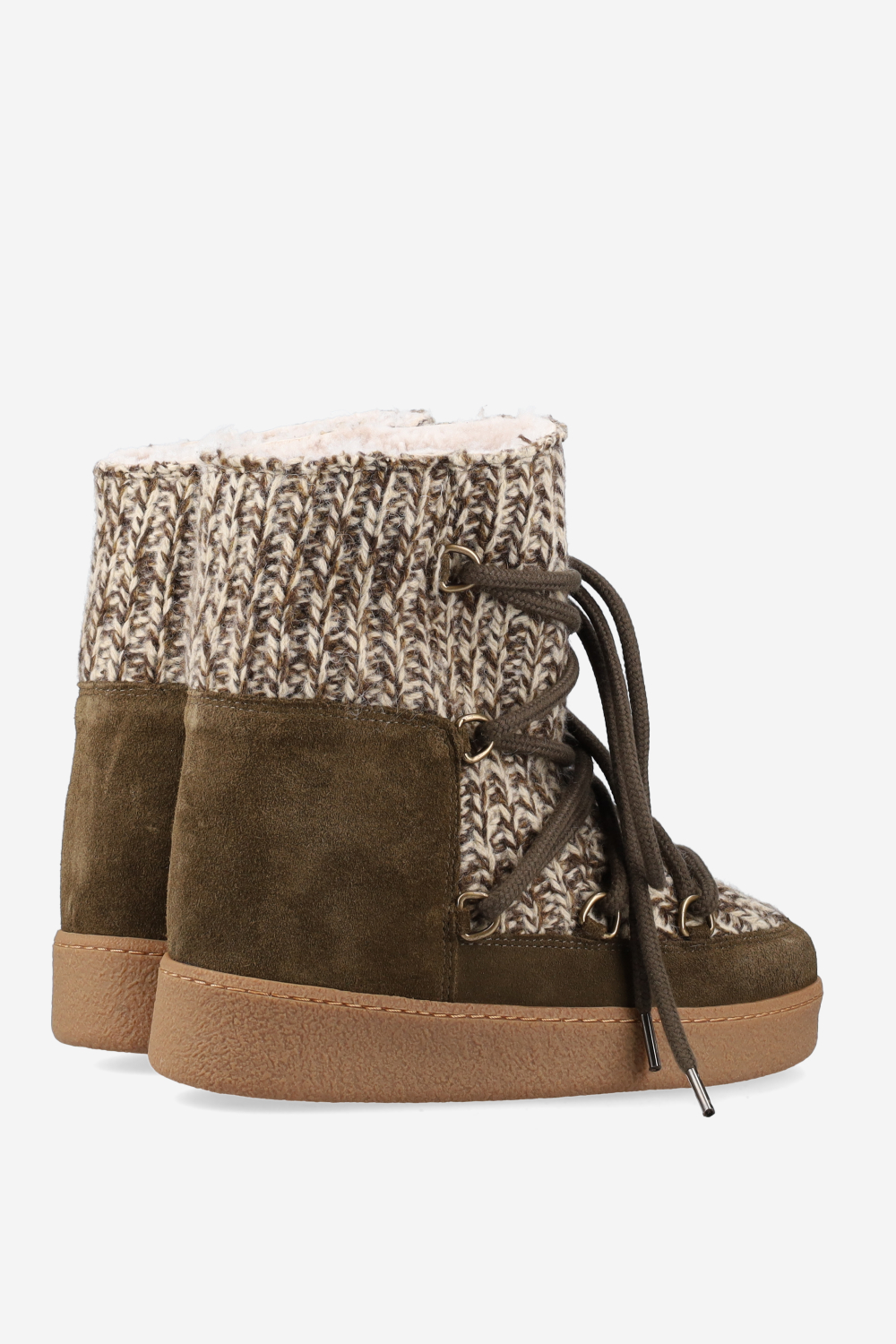 Nowla shearling heeled ankle boots
