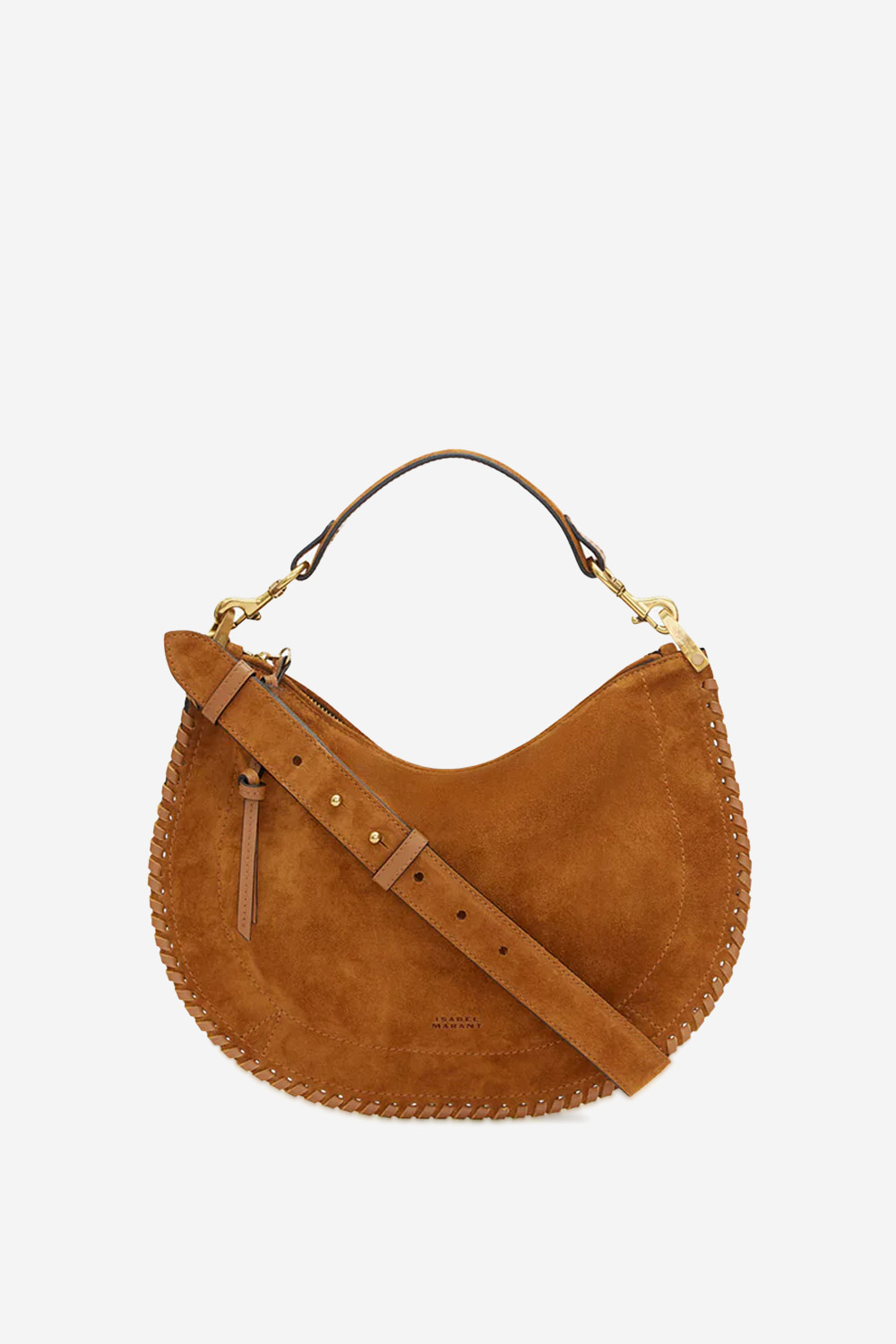 Isabel Marant - Oskan soft zip suede crossbody