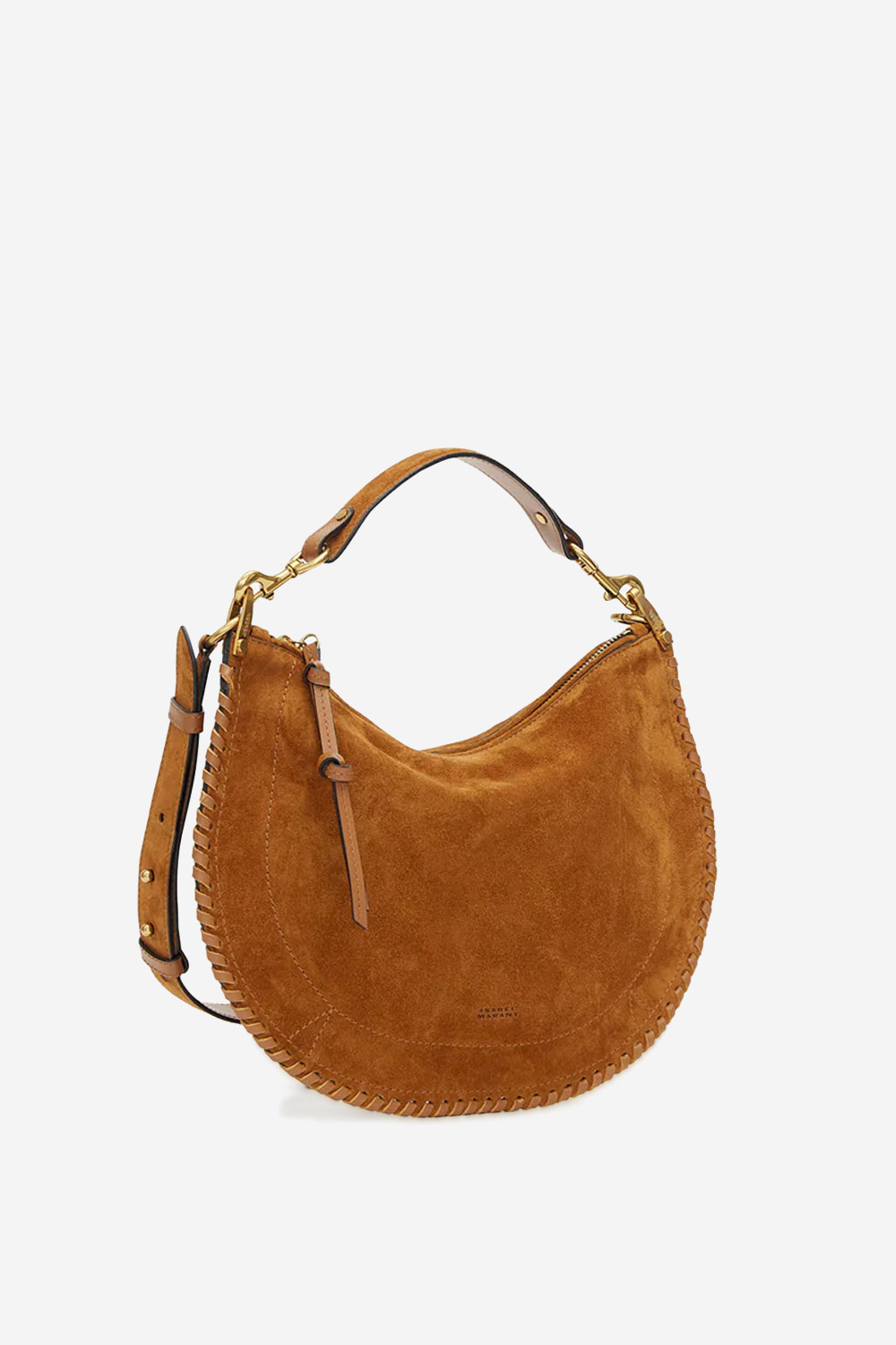 Isabel Marant - Oskan soft zip suede crossbody
