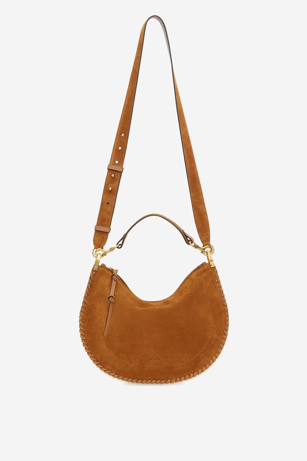 Oskan soft zip suede crossbody