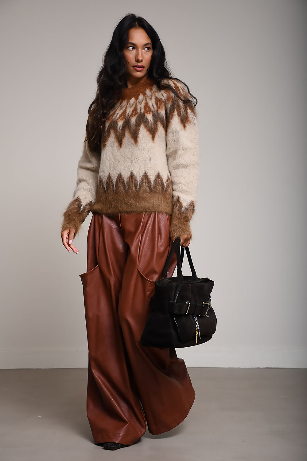 Marant Etoile - Natania mohair pattern sweater
