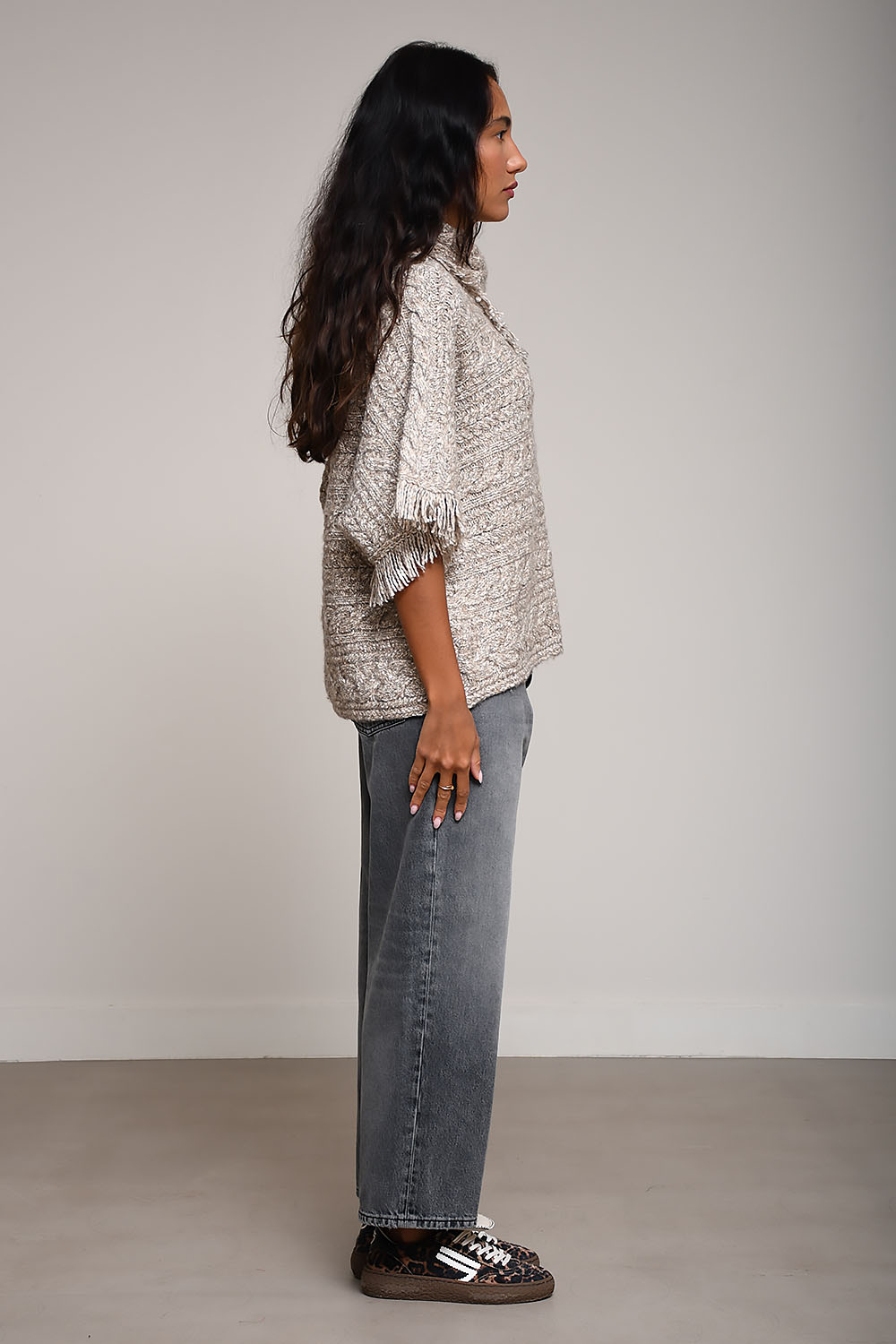 Marant Etoile - Blanche cable knit sweater