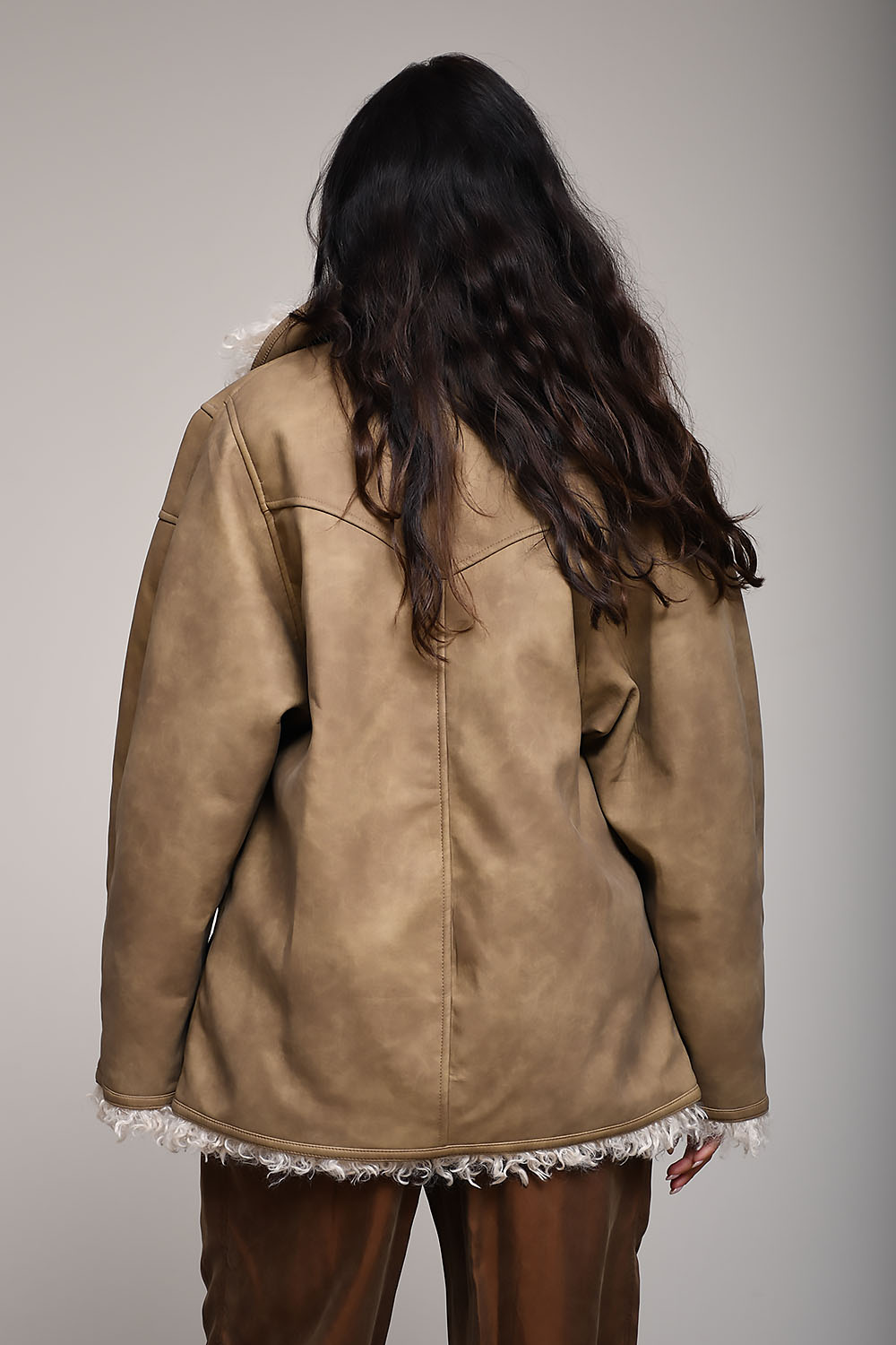 Clea faux shearling coat