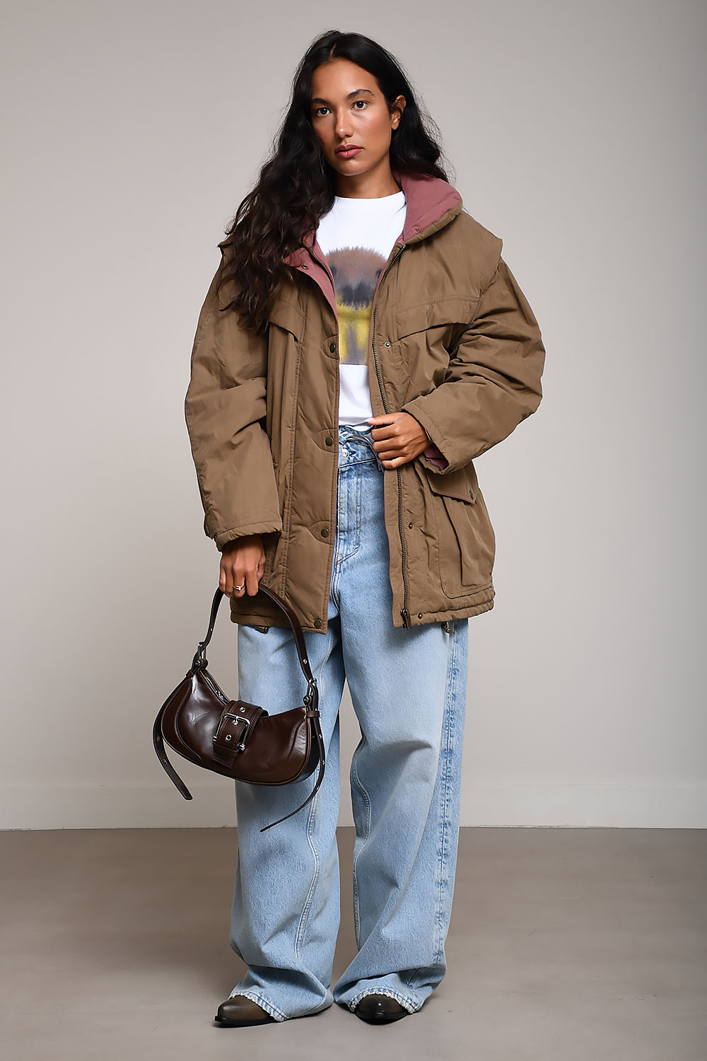 Marant Etoile - Damone two-toned cotton jacket