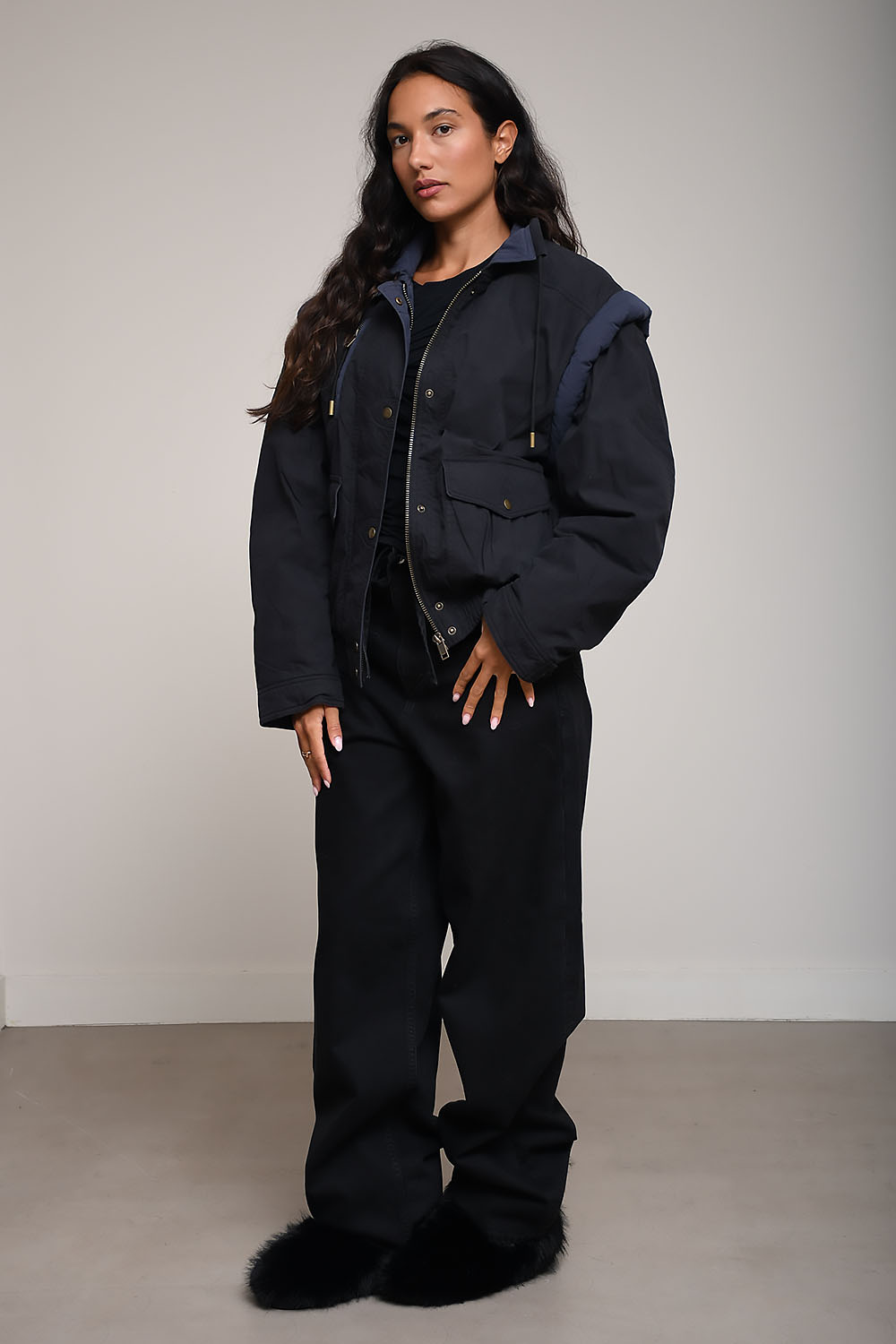 Marant Etoile - Desha two-toned cotton jacket