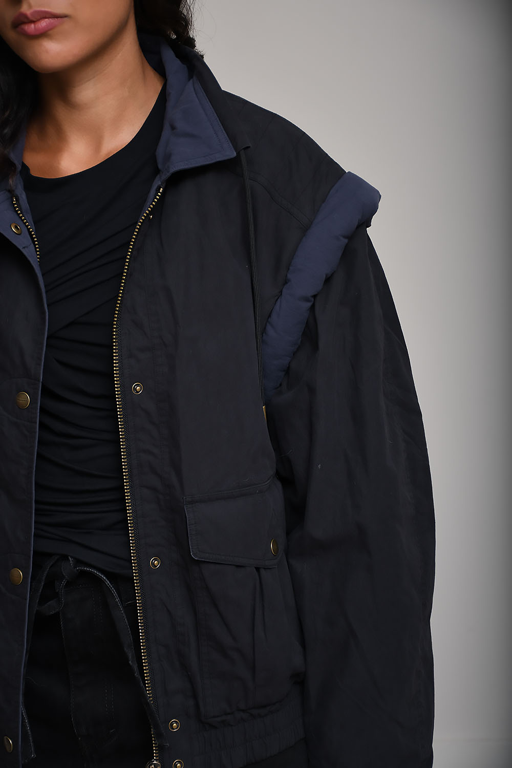 Desha two-toned cotton jacket