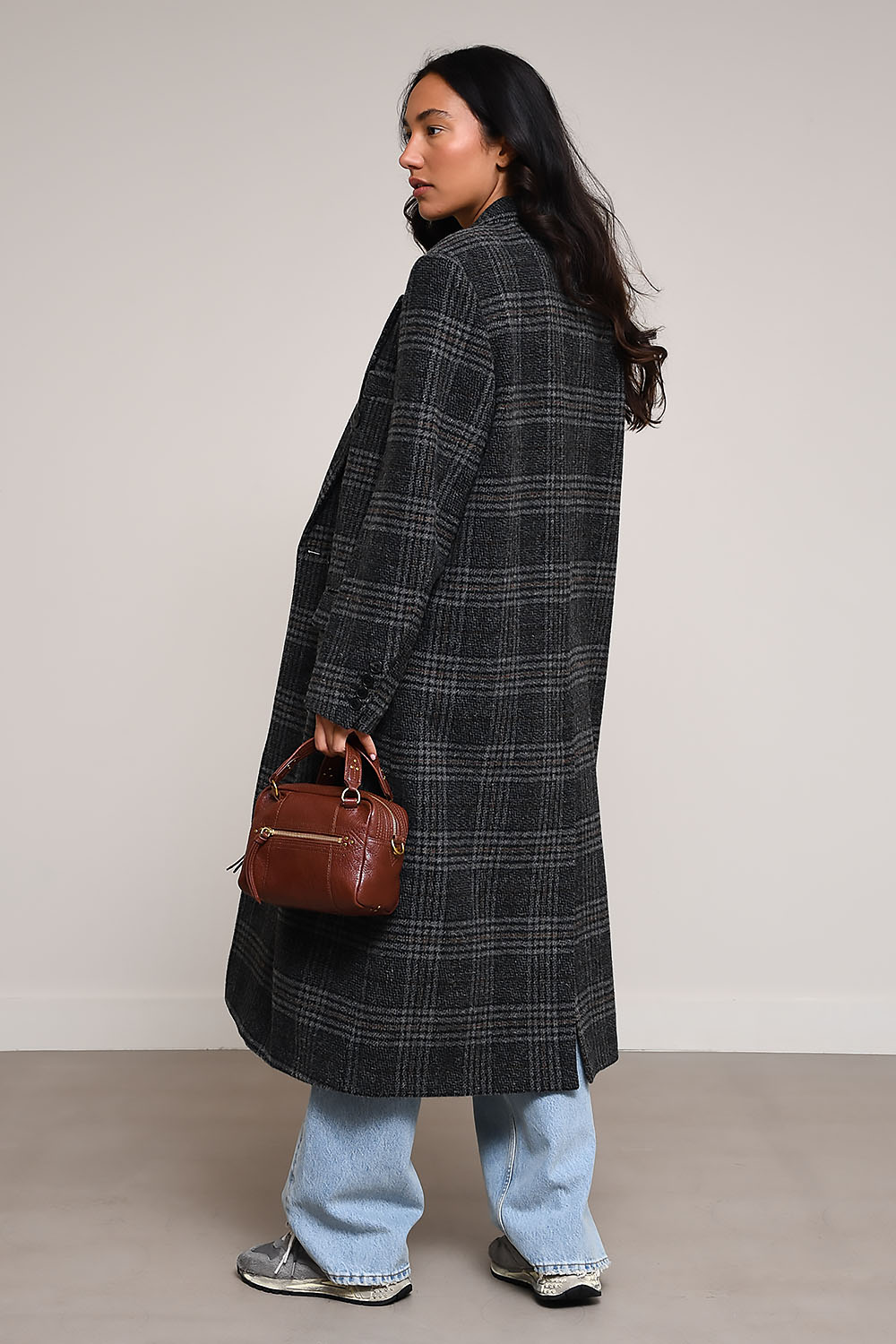 Lexana double-breasted wool coat
