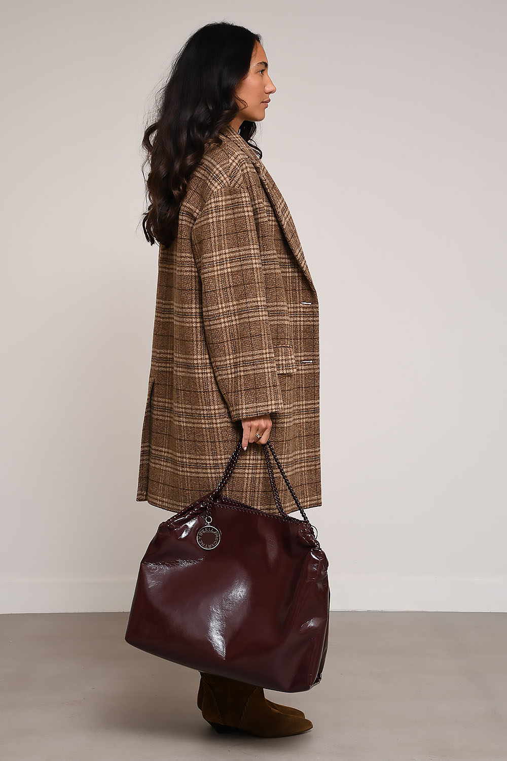 Marant Etoile - Limiza checkered wool coat