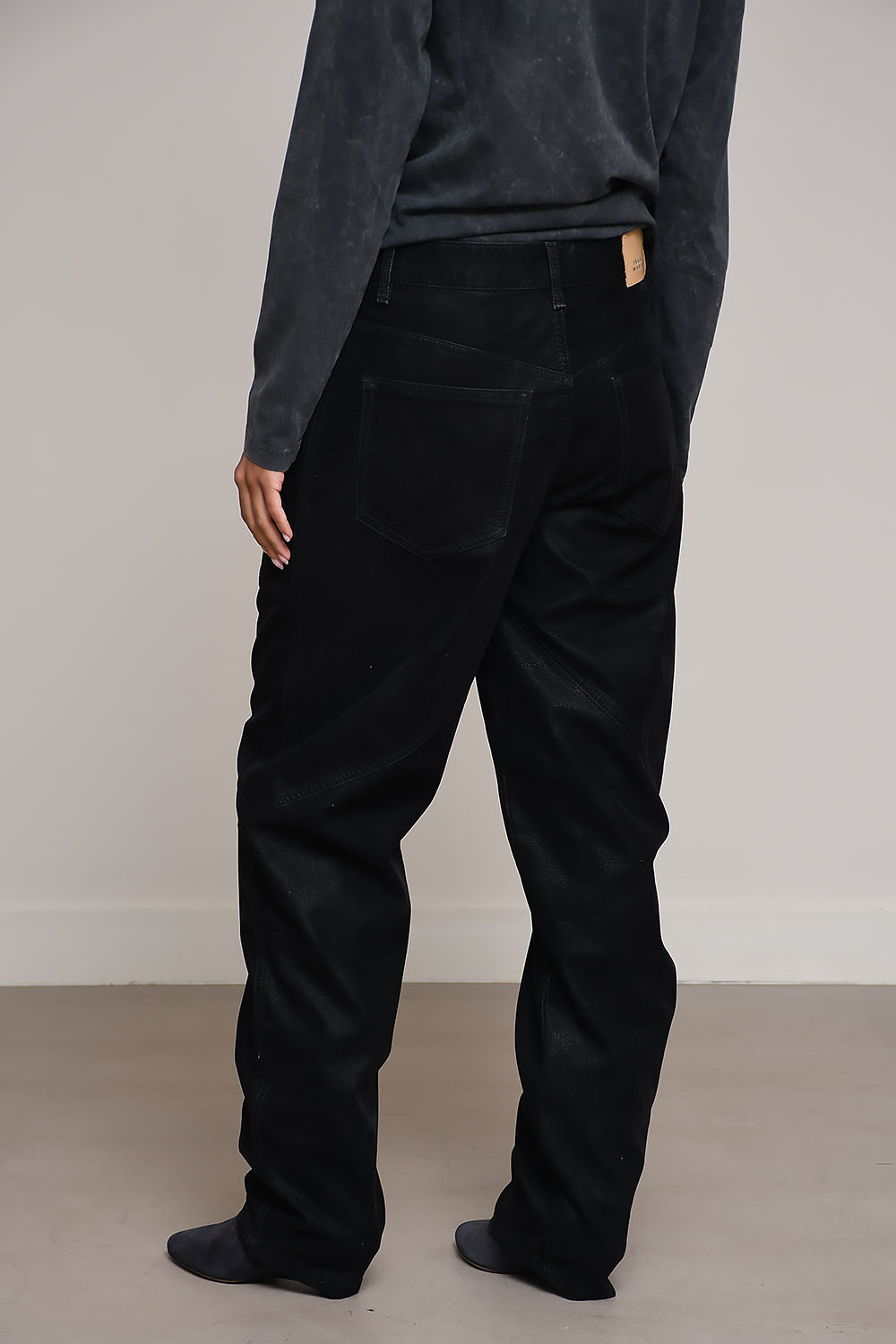 Kelvina faux leather pants