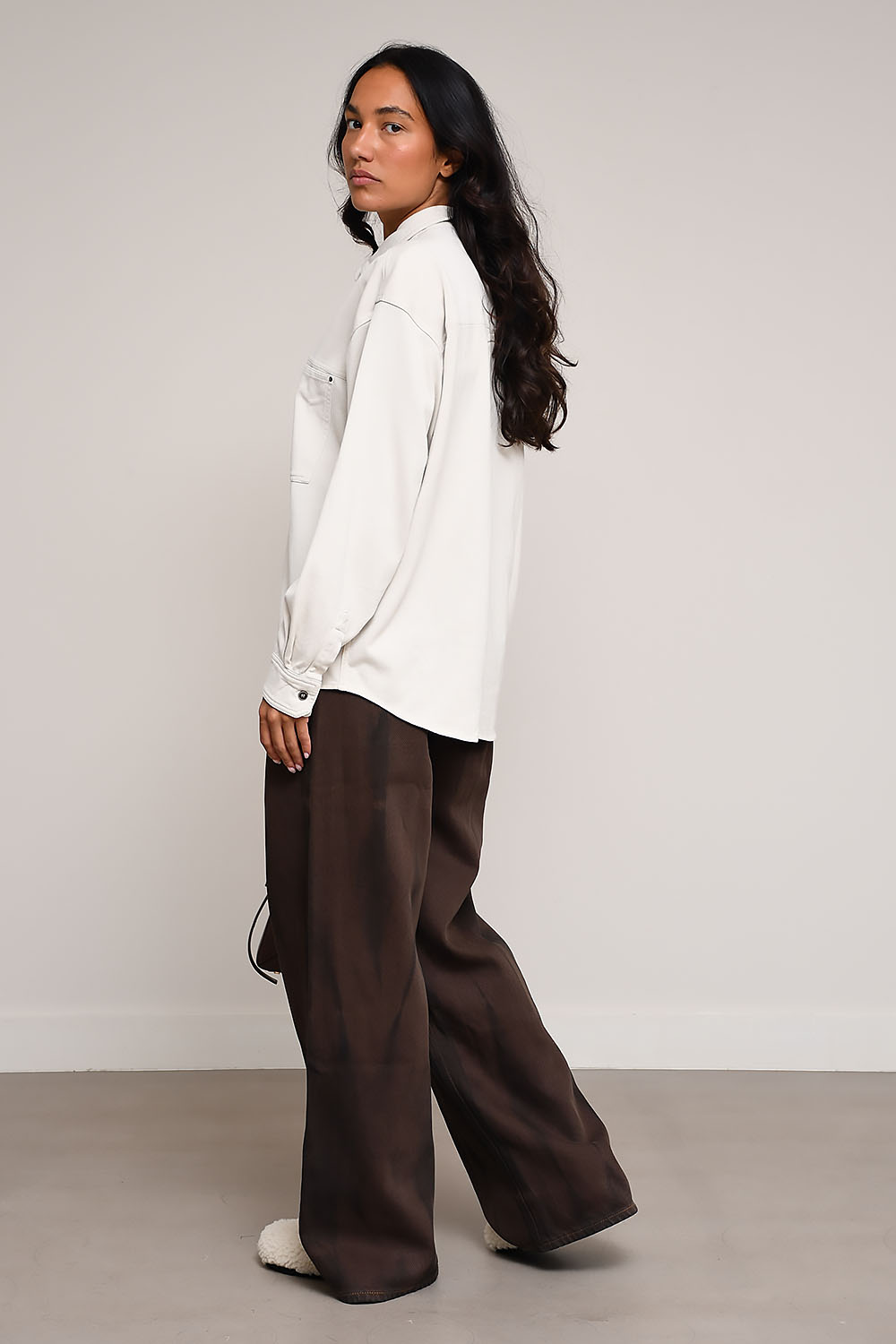 Raquel buttoned jersey shirt