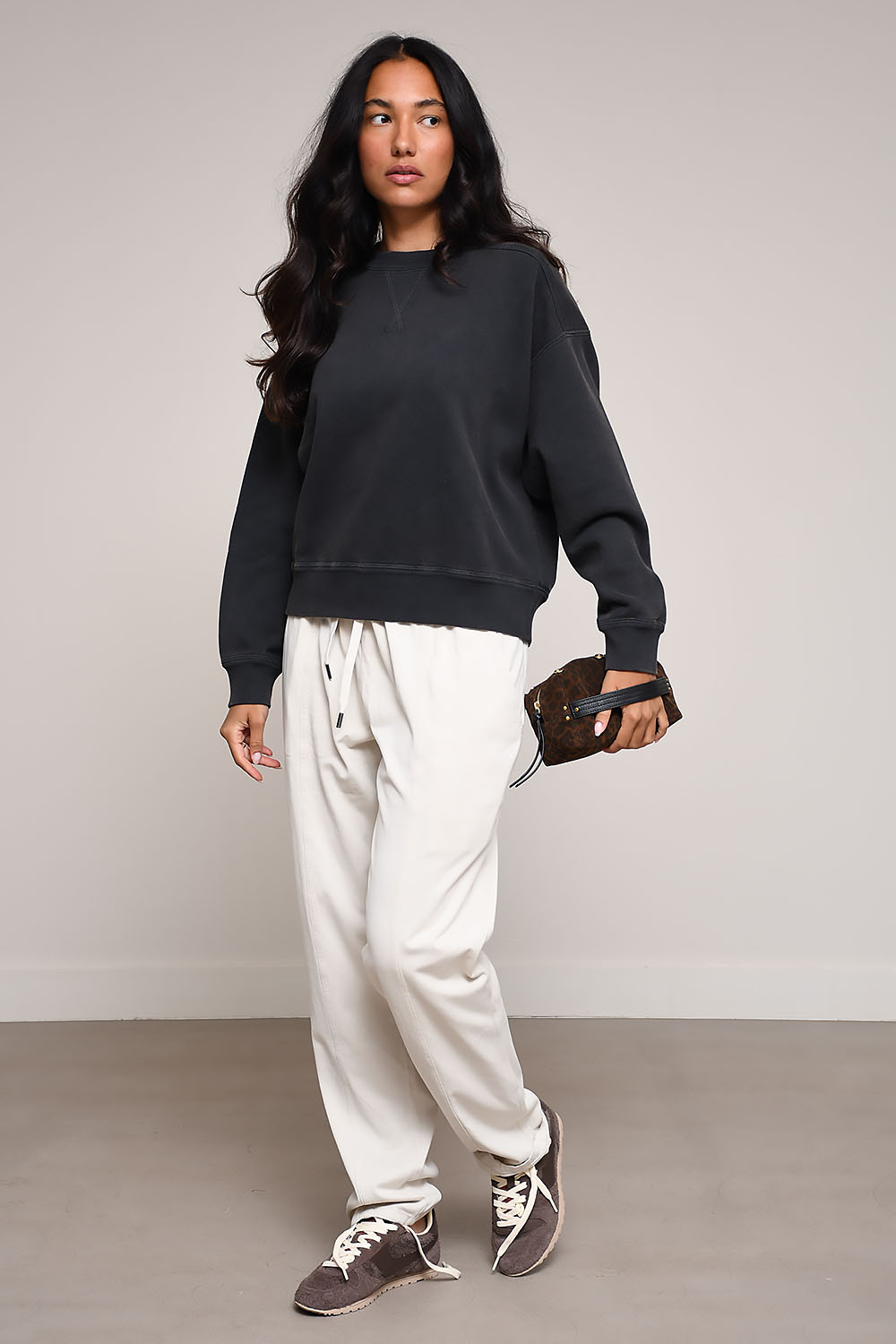 Marant Etoile - Rozene jersey loose-fit pants