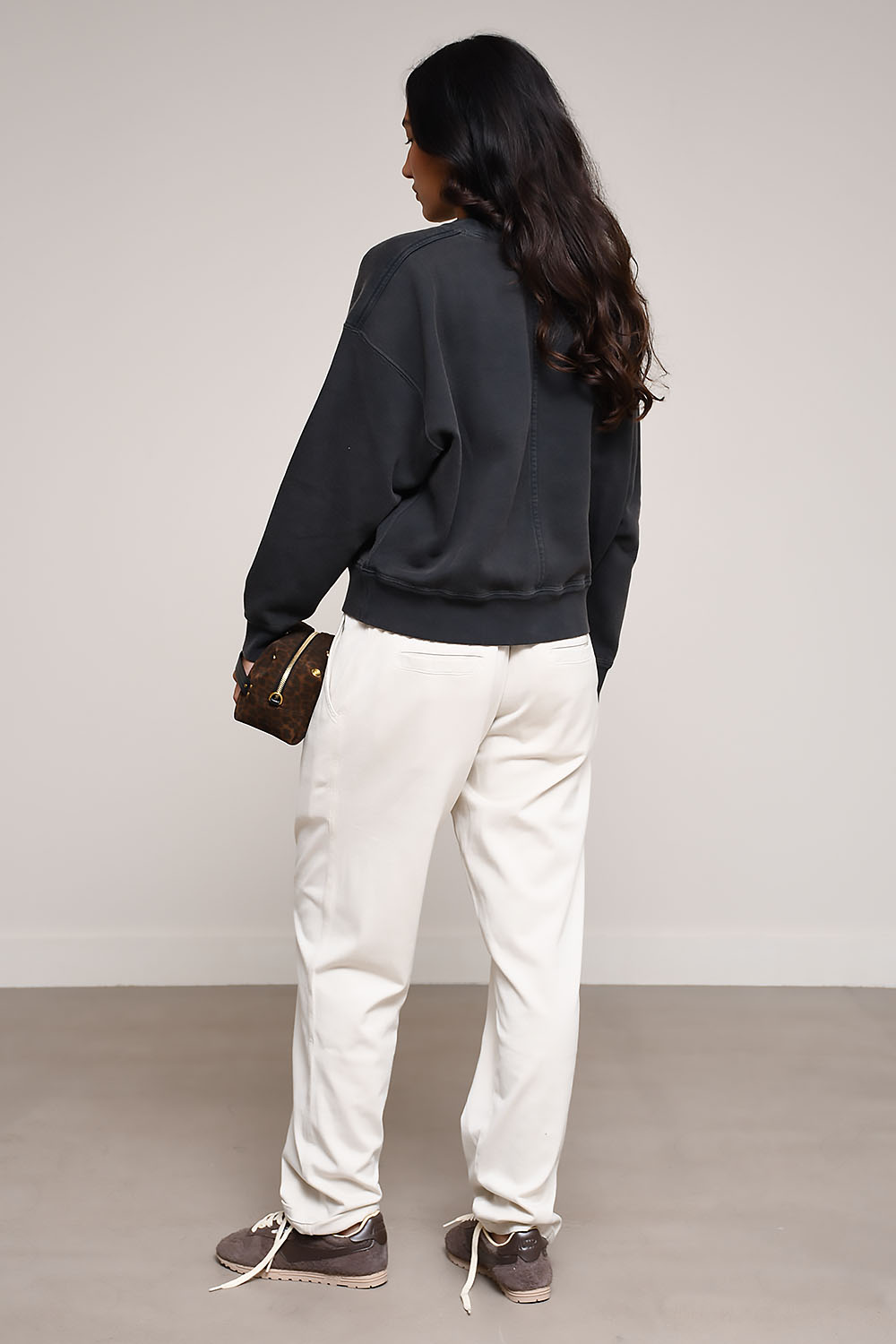 Rozene jersey loose-fit pants