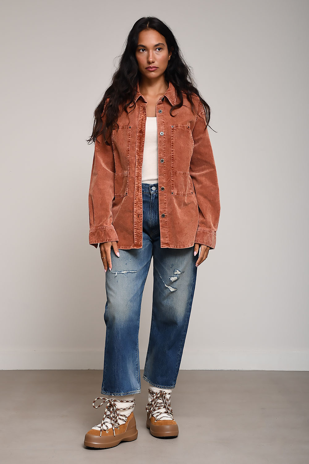 Marant Etoile - Oriana corduroy cotton shirt