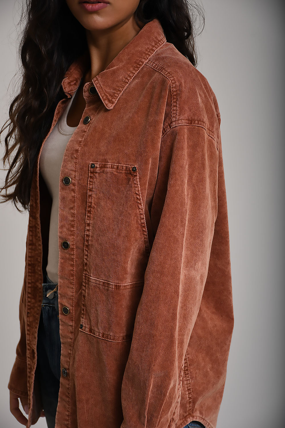 Oriana corduroy cotton shirt