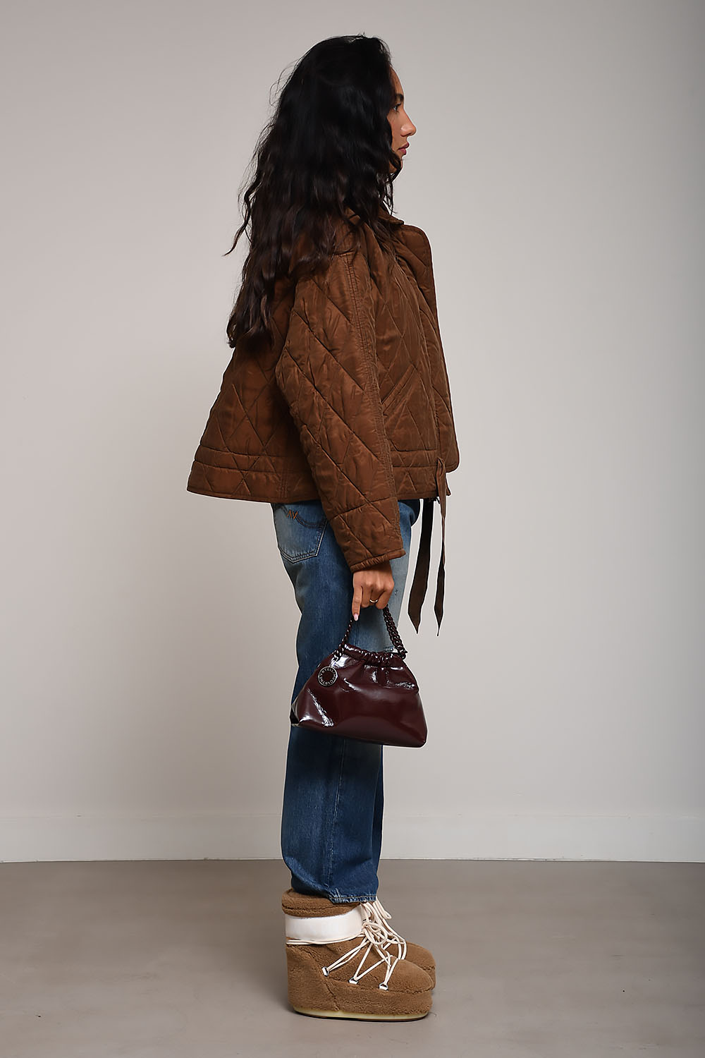 Marant Etoile - Zakiane quilted satin jacket