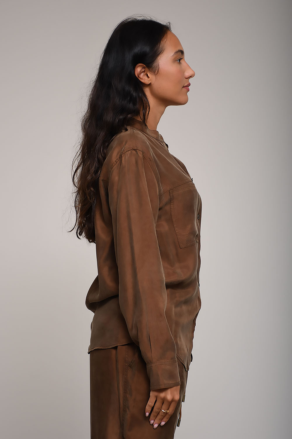 Marant Etoile - Zetta flowing satin shirt